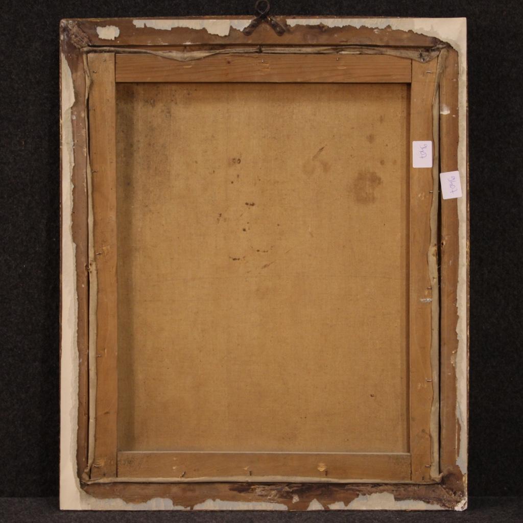 19. Jahrhundert Öl auf Leinwand Italienisch Antike Porträtmalerei, 1880 2