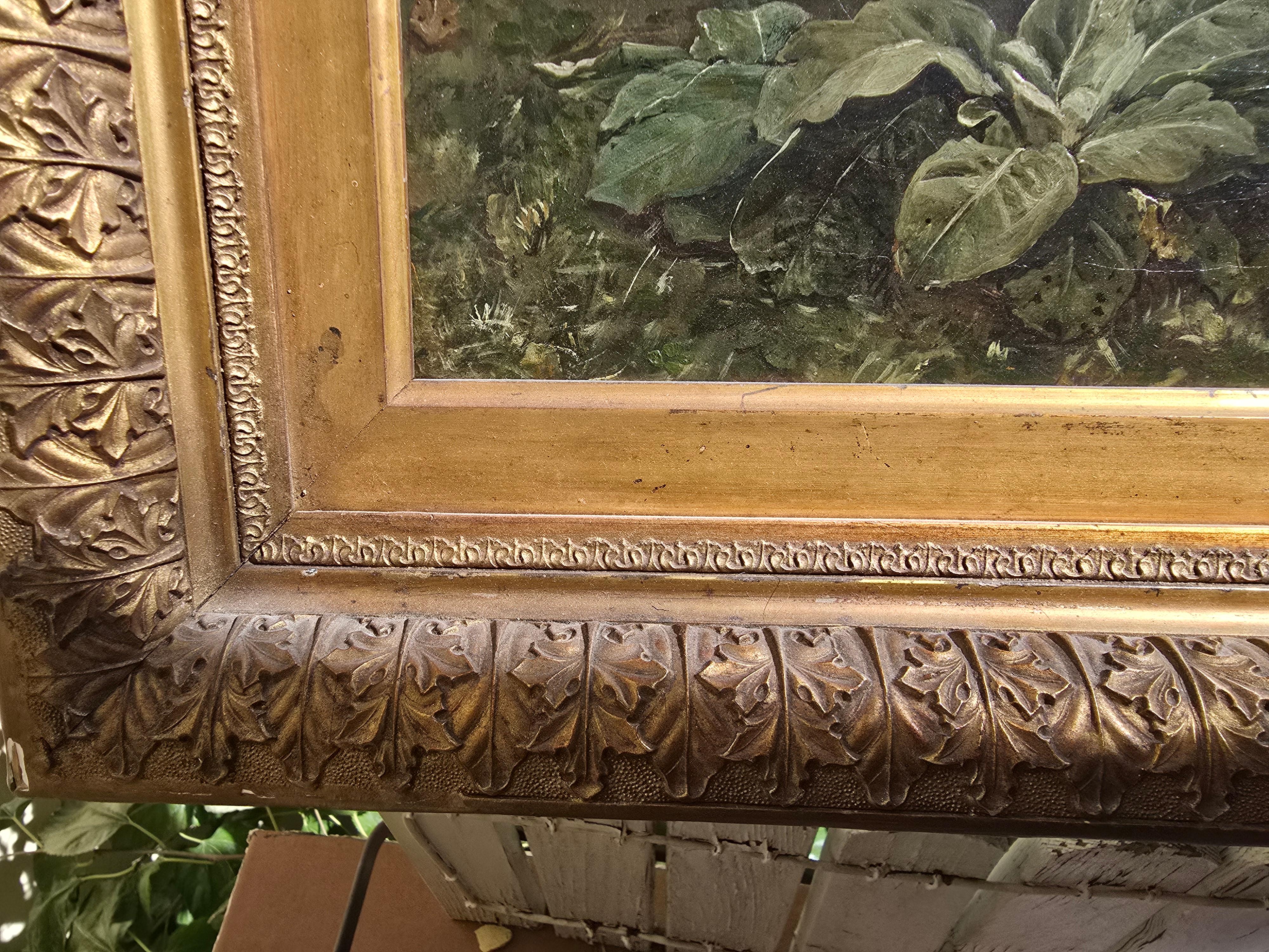 19. Jahrhundert Öl auf Leinwand Landschaft im Angebot 4