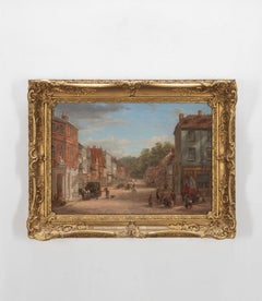 19th Century Oil on Canvas of Reigate, Surrey