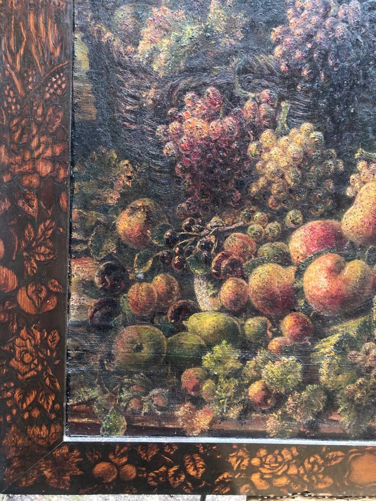 19th Century Oil on Canvas of Still Life For Sale 10