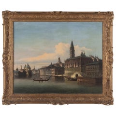 19th Century Oil on Canvas of Venice