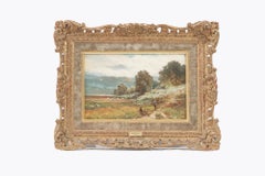 Huile sur toile du 19e siècle de Sidney Richard Percy (1821 - 1886)