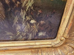 Pintura al óleo sobre lienzo del siglo XIX