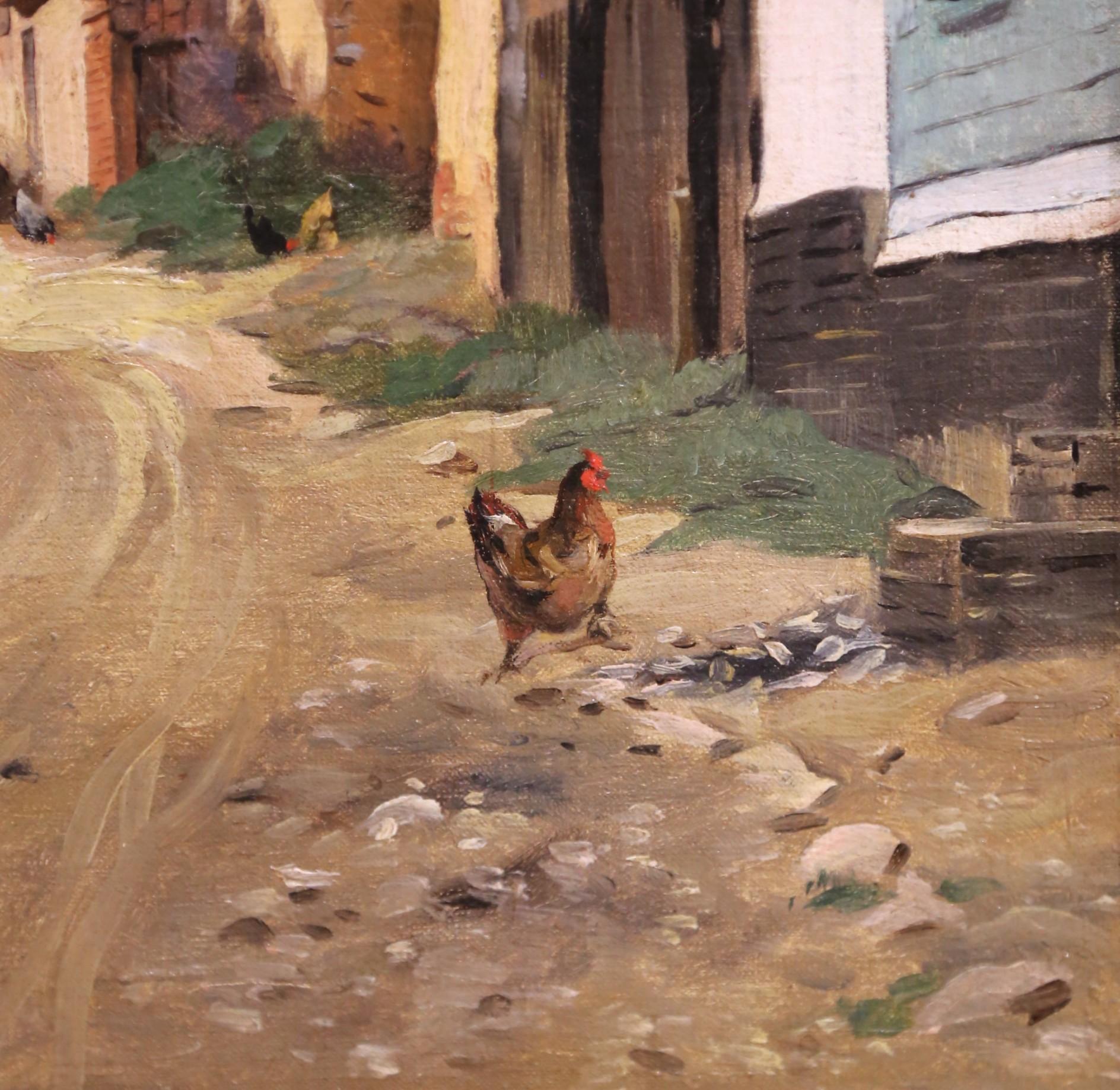 19. Jahrhundert Öl auf Leinwand Gemälde 