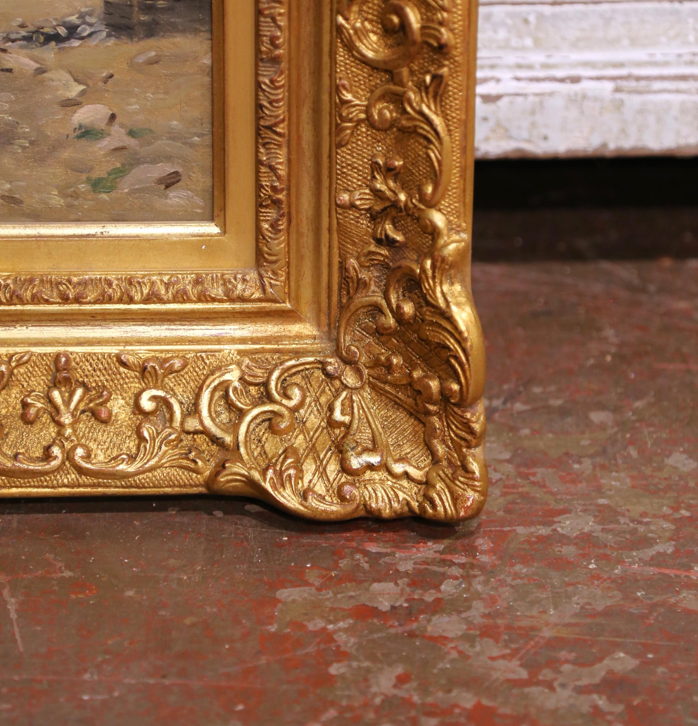 19. Jahrhundert Öl auf Leinwand Gemälde 