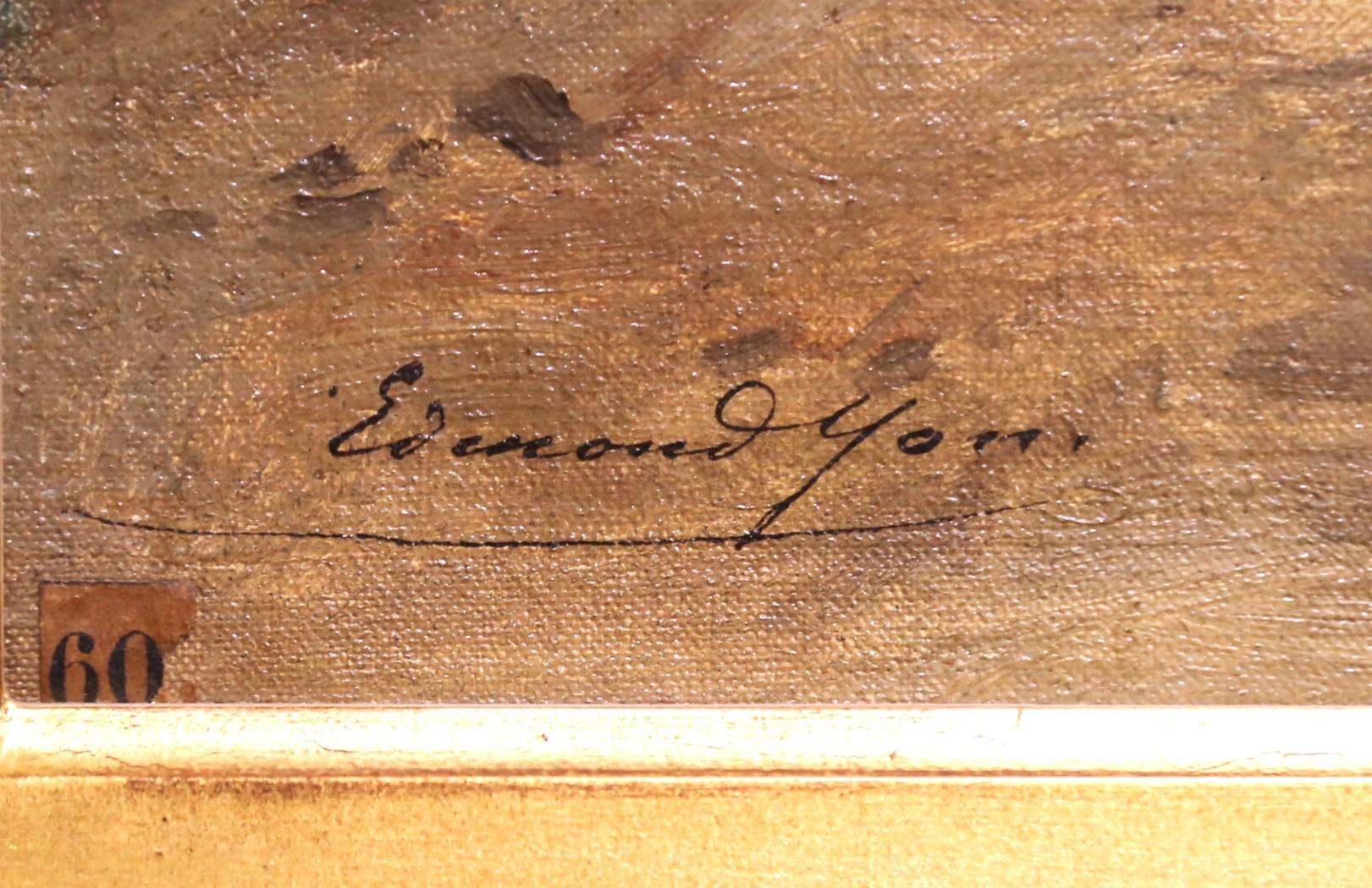 19. Jahrhundert Öl auf Leinwand Gemälde 