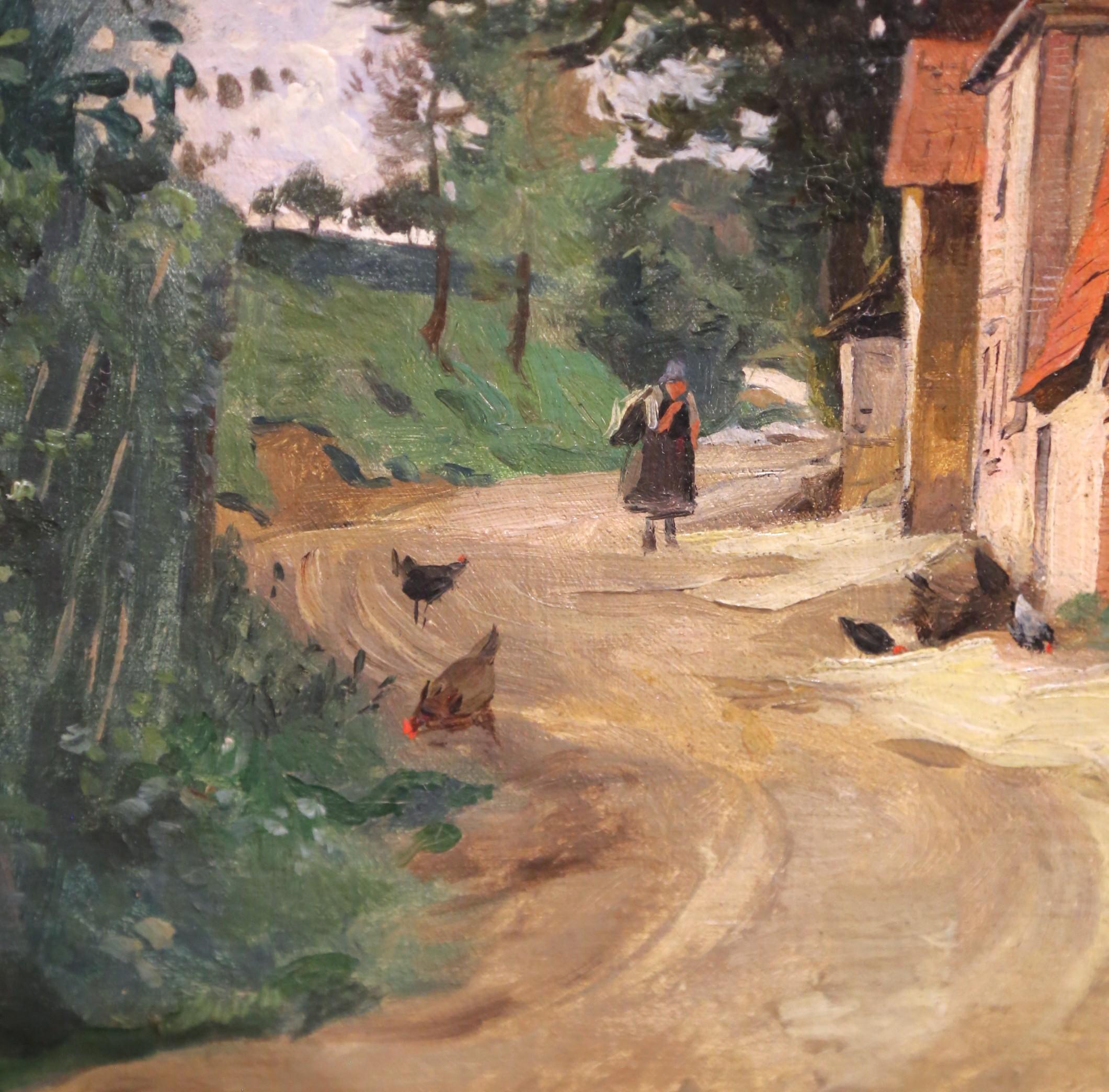 19. Jahrhundert Öl auf Leinwand Gemälde 