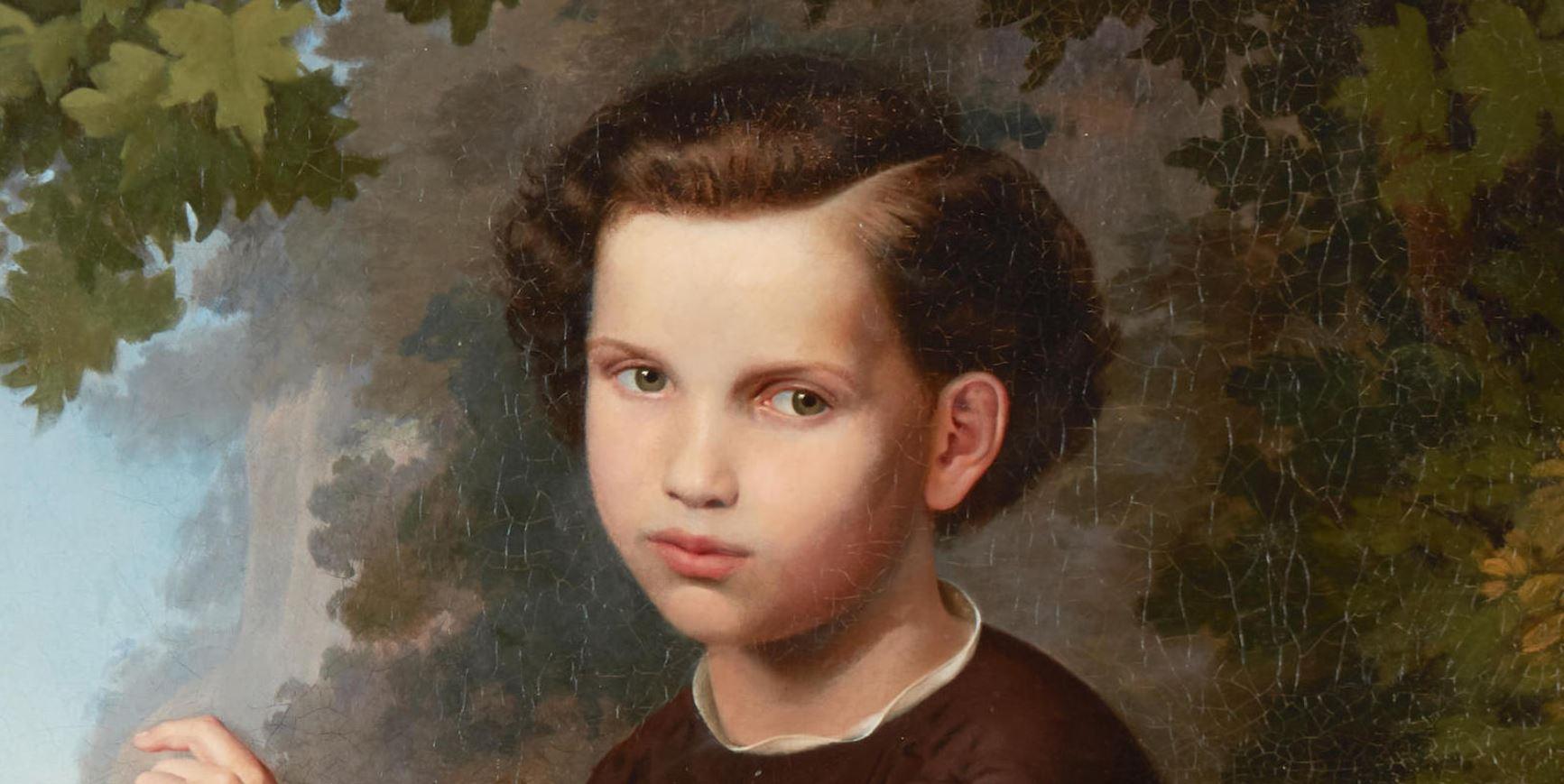 19th Century Oil on Canvas Portrait 1