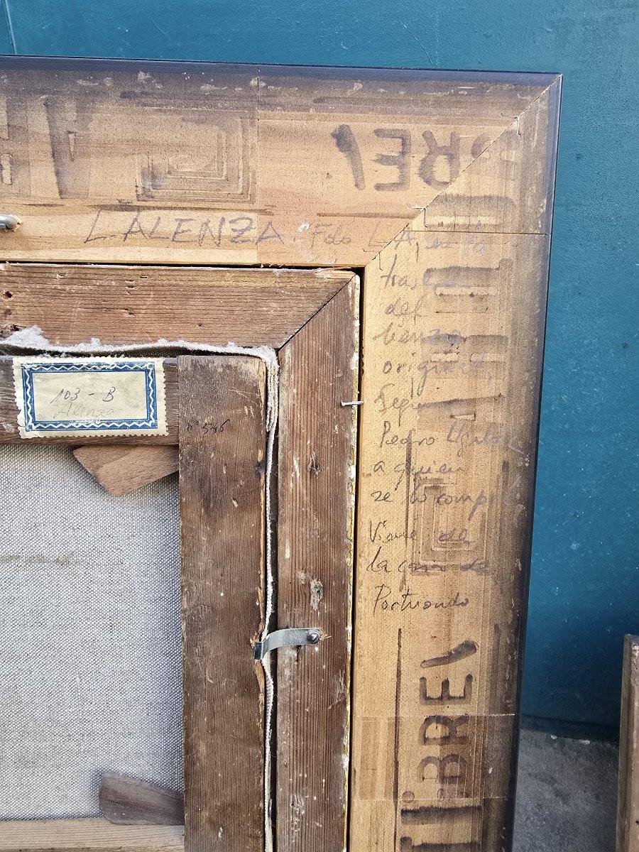 19. Jahrhundert Öl auf Leinwand - Signiert L. Alenza im Zustand „Relativ gut“ im Angebot in Madrid, ES