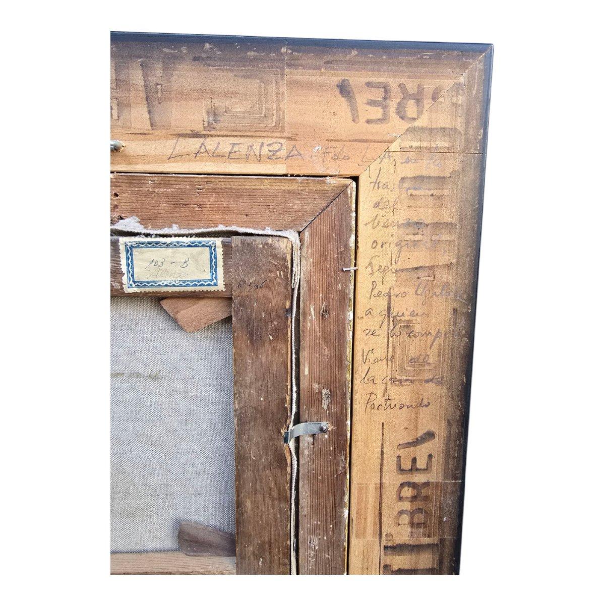 19. Jahrhundert Öl auf Leinwand - Signiert L. Alenza im Angebot 3