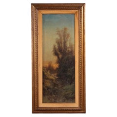 19th Century Oil on Canvas Signed Marko Landscape Painting, 1880