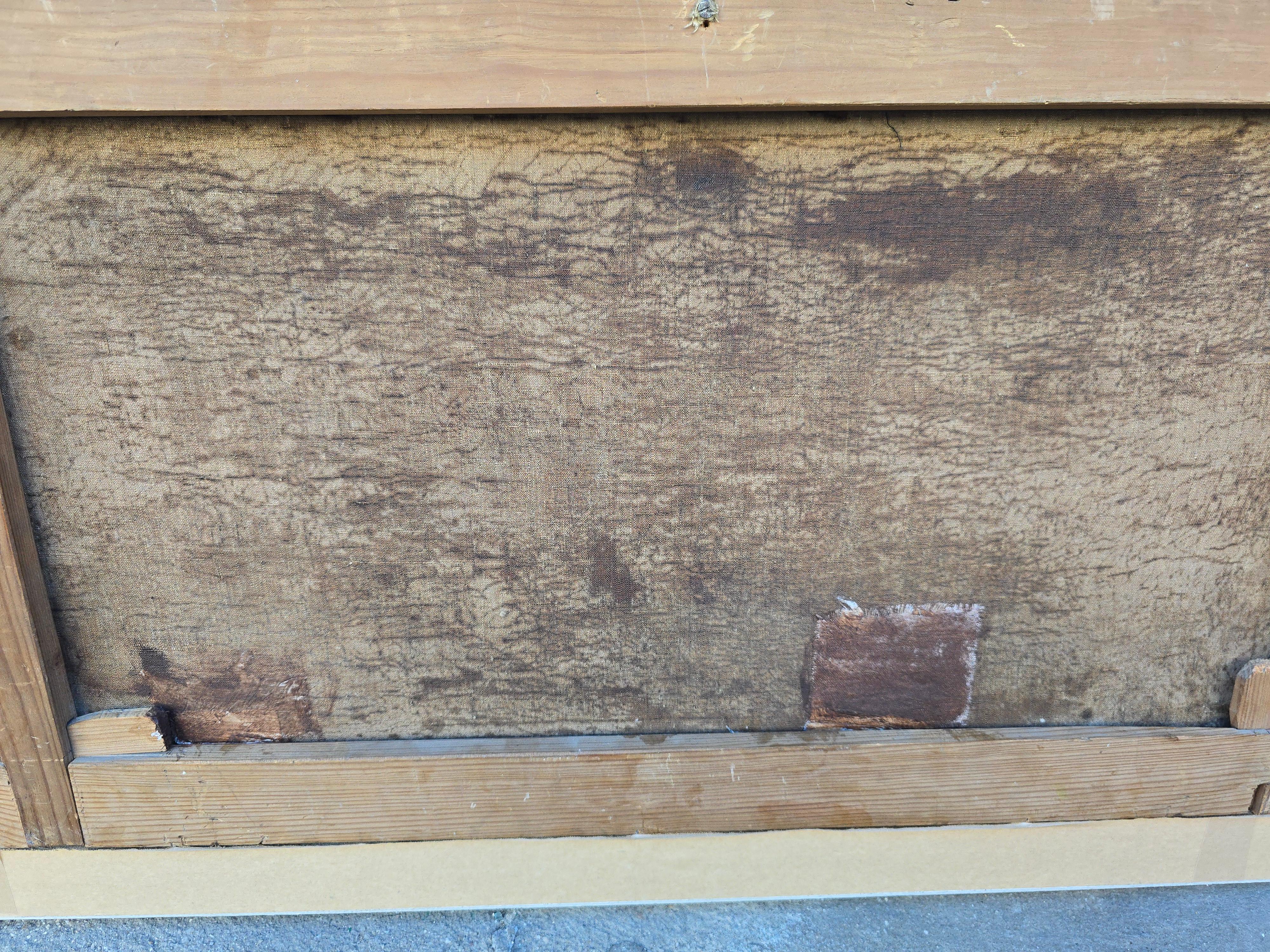 Huile sur toile du XIXe siècle représentant une scène de bacchanale grecque classique en vente 8