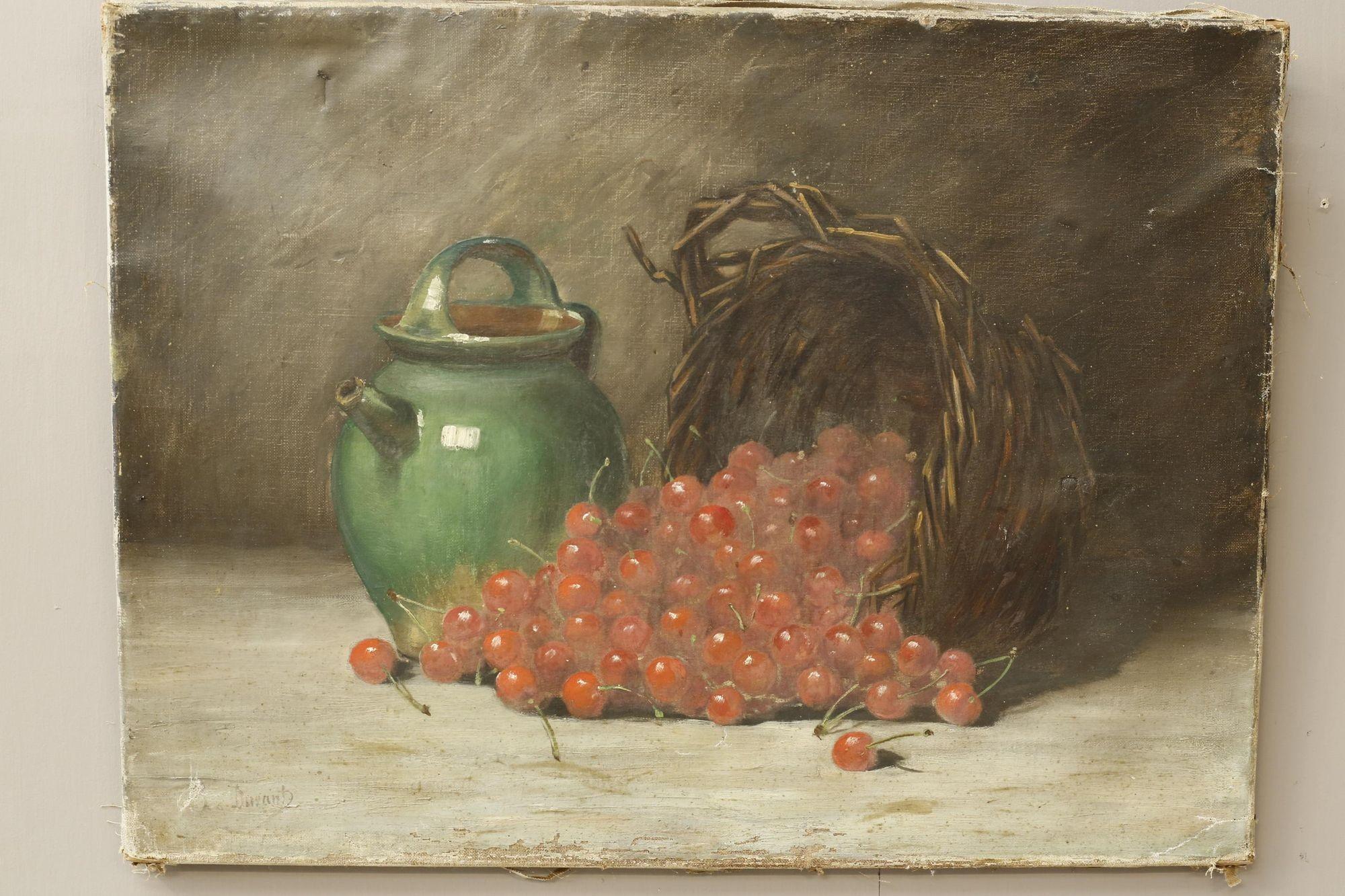 19th century Oil on cavas painting of a confit pot In Good Condition In Malton, GB