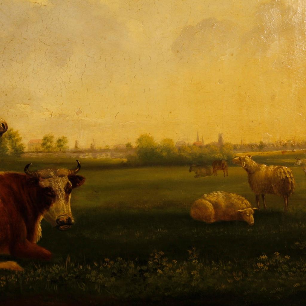 landscape with cows