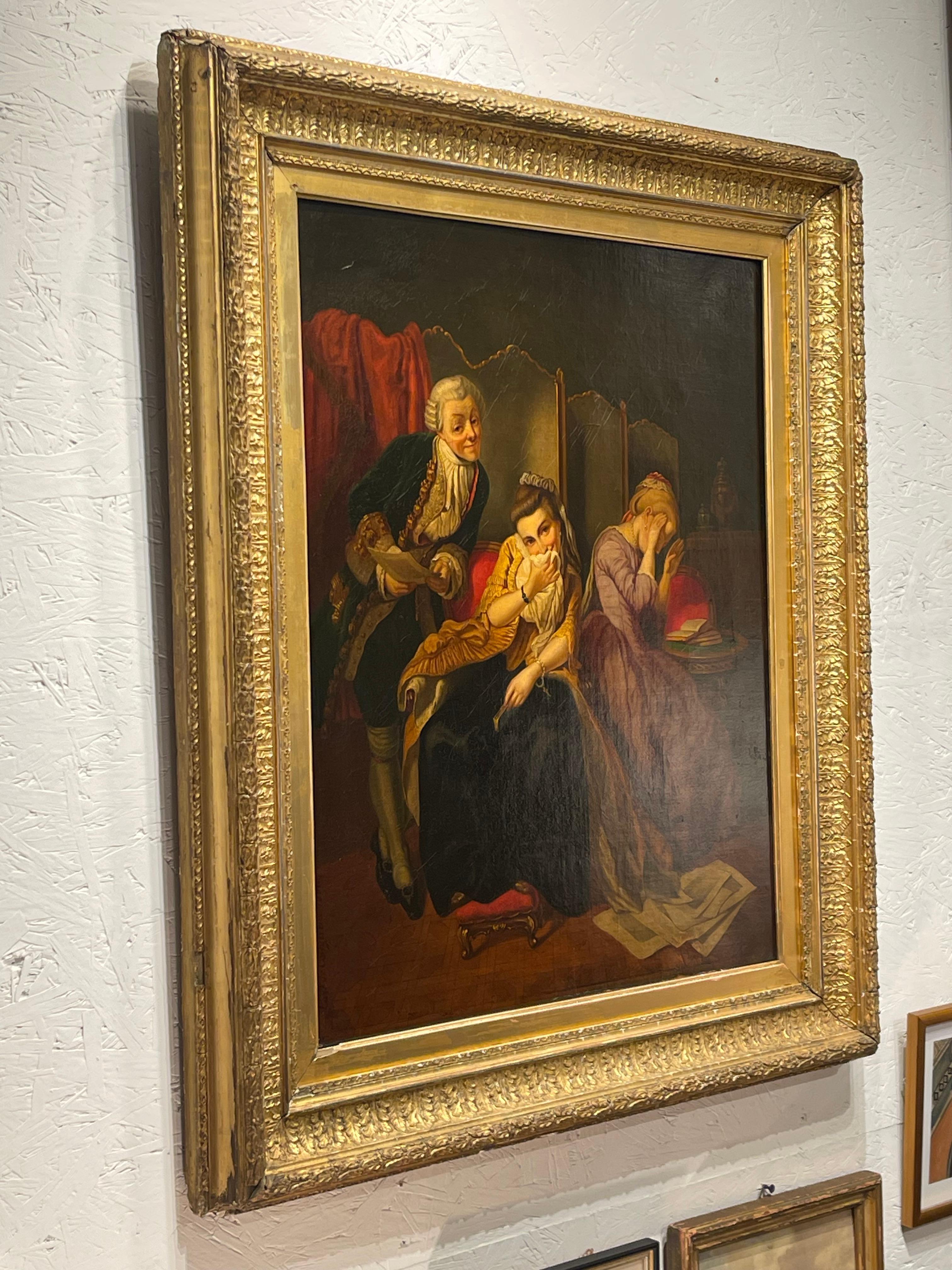 Napoléon III Peinture à l'huile du XIXe siècle de Karl von Calzada, 1866 en vente