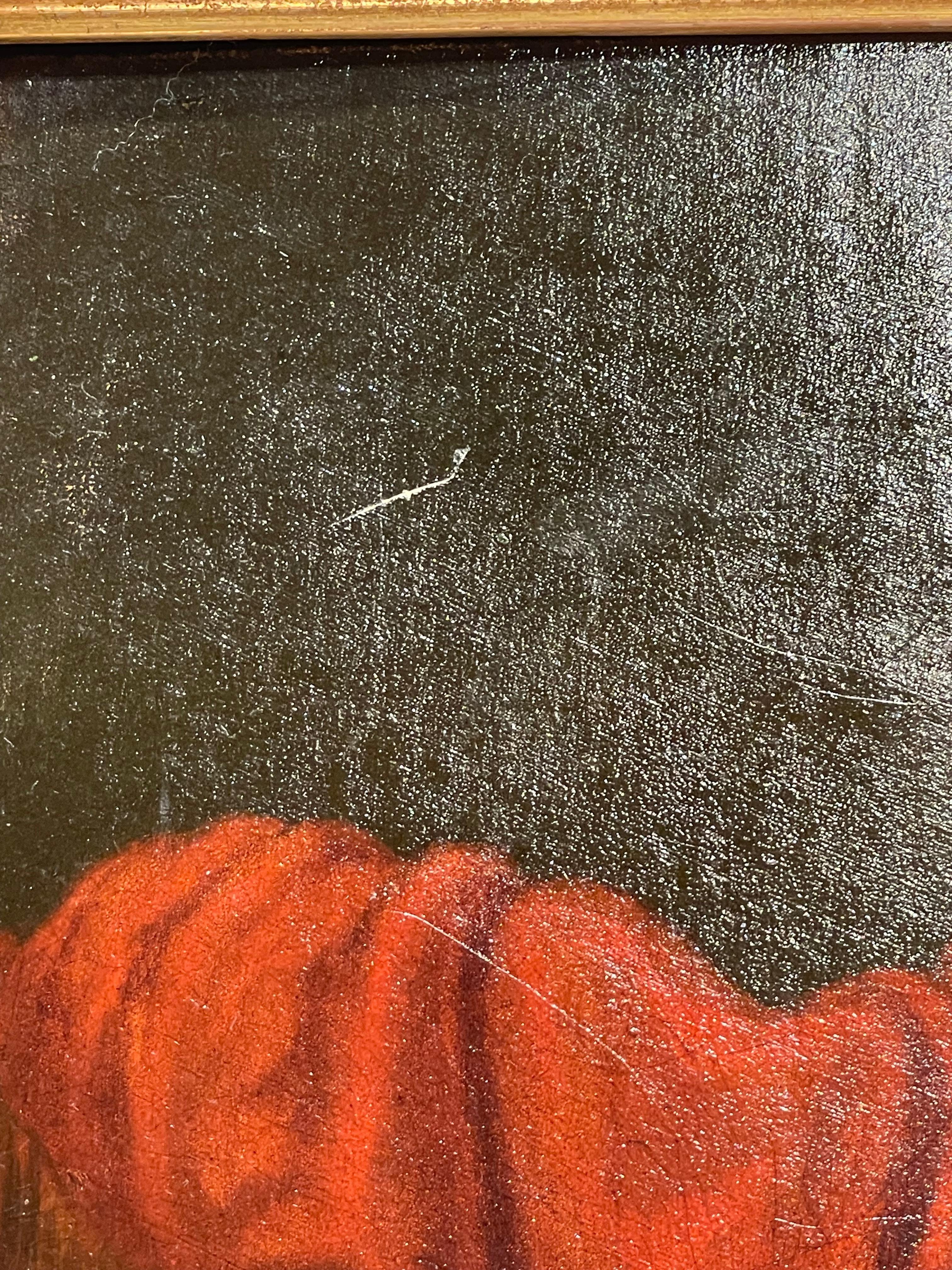 Peinture à l'huile du XIXe siècle de Karl von Calzada, 1866 en vente 1