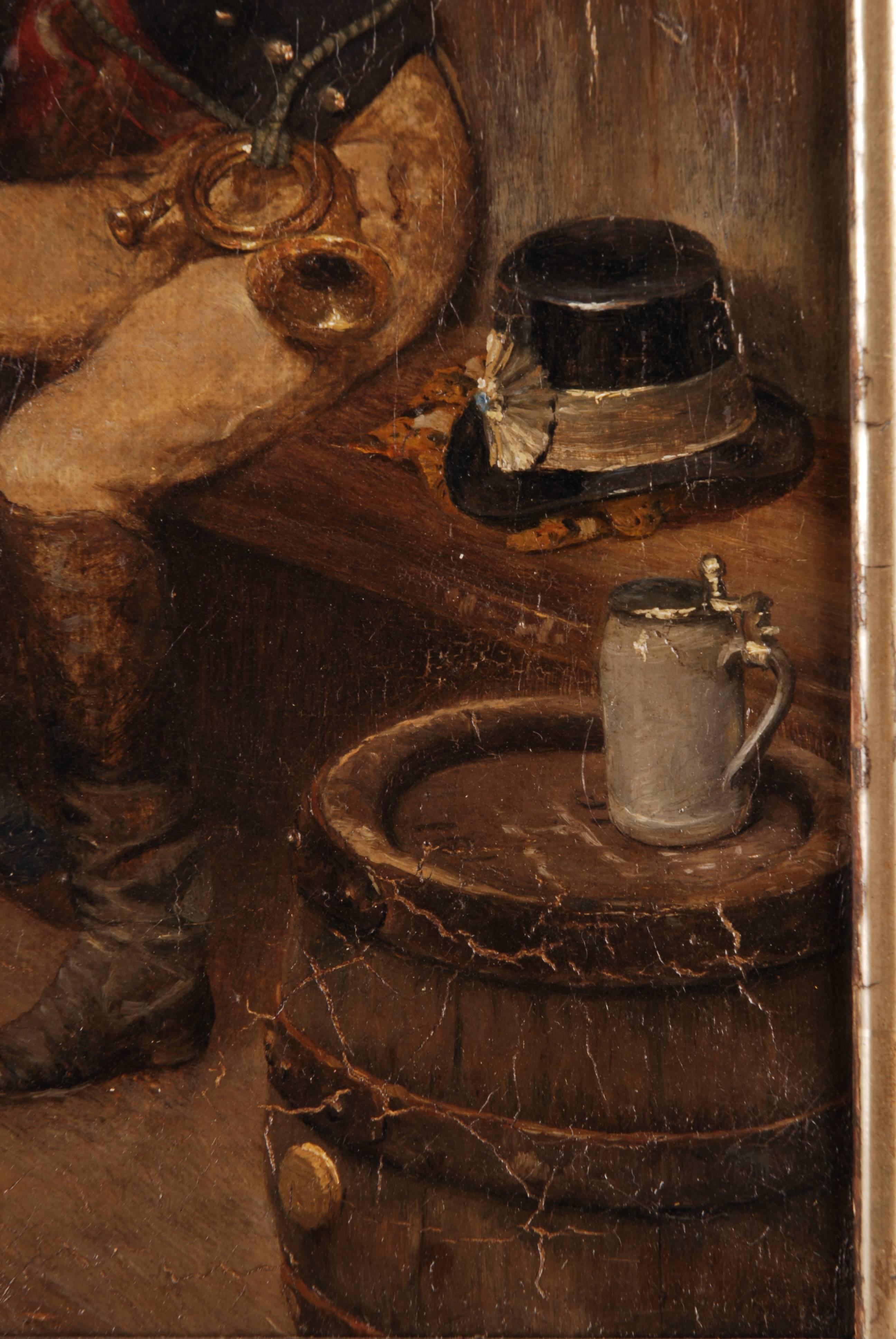 Peinture à l'huile du XIXe siècle par M. Wachsmuth, 1859-1912 en vente 2