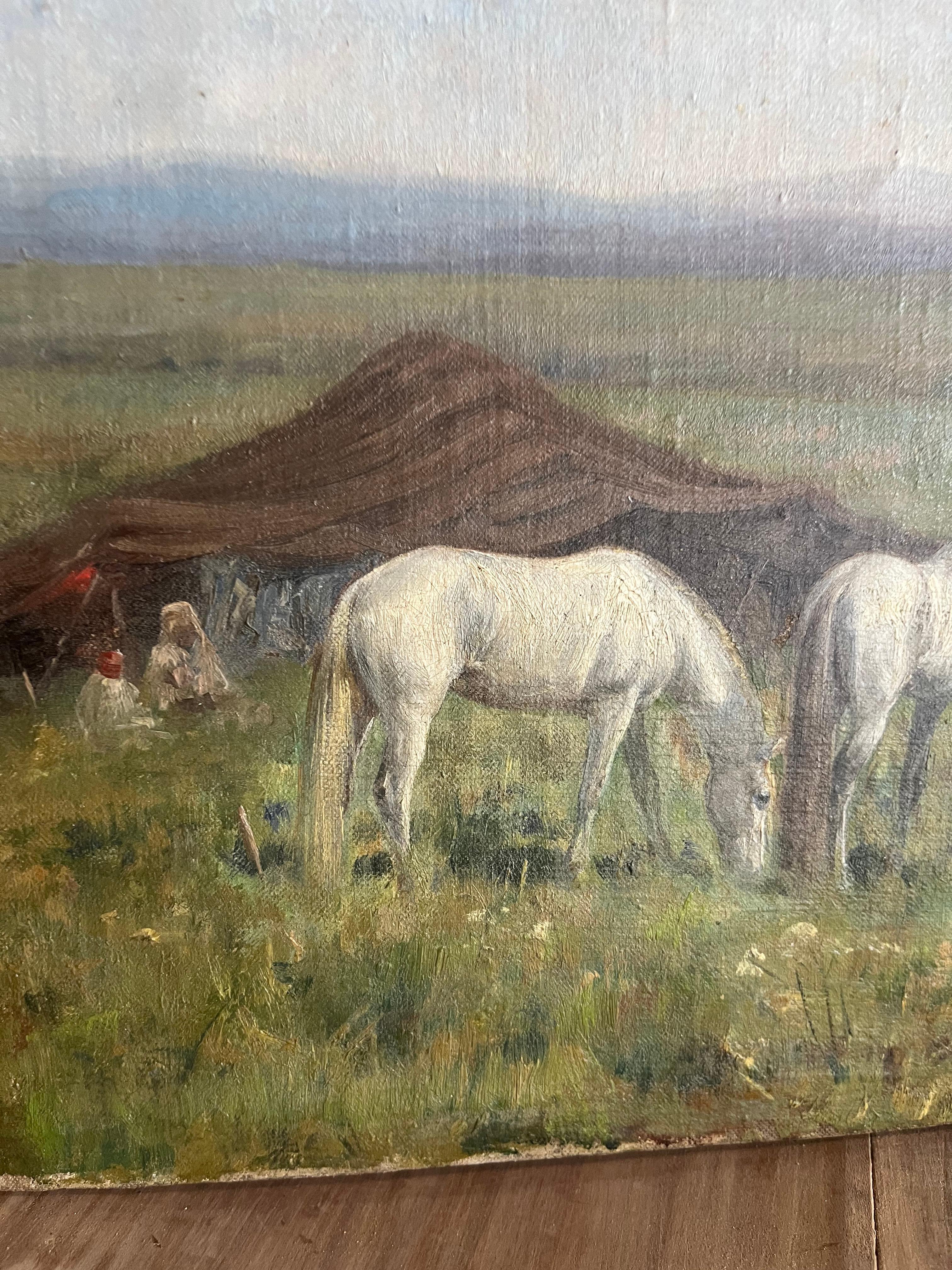 Canvas 19th Century Oil Painting