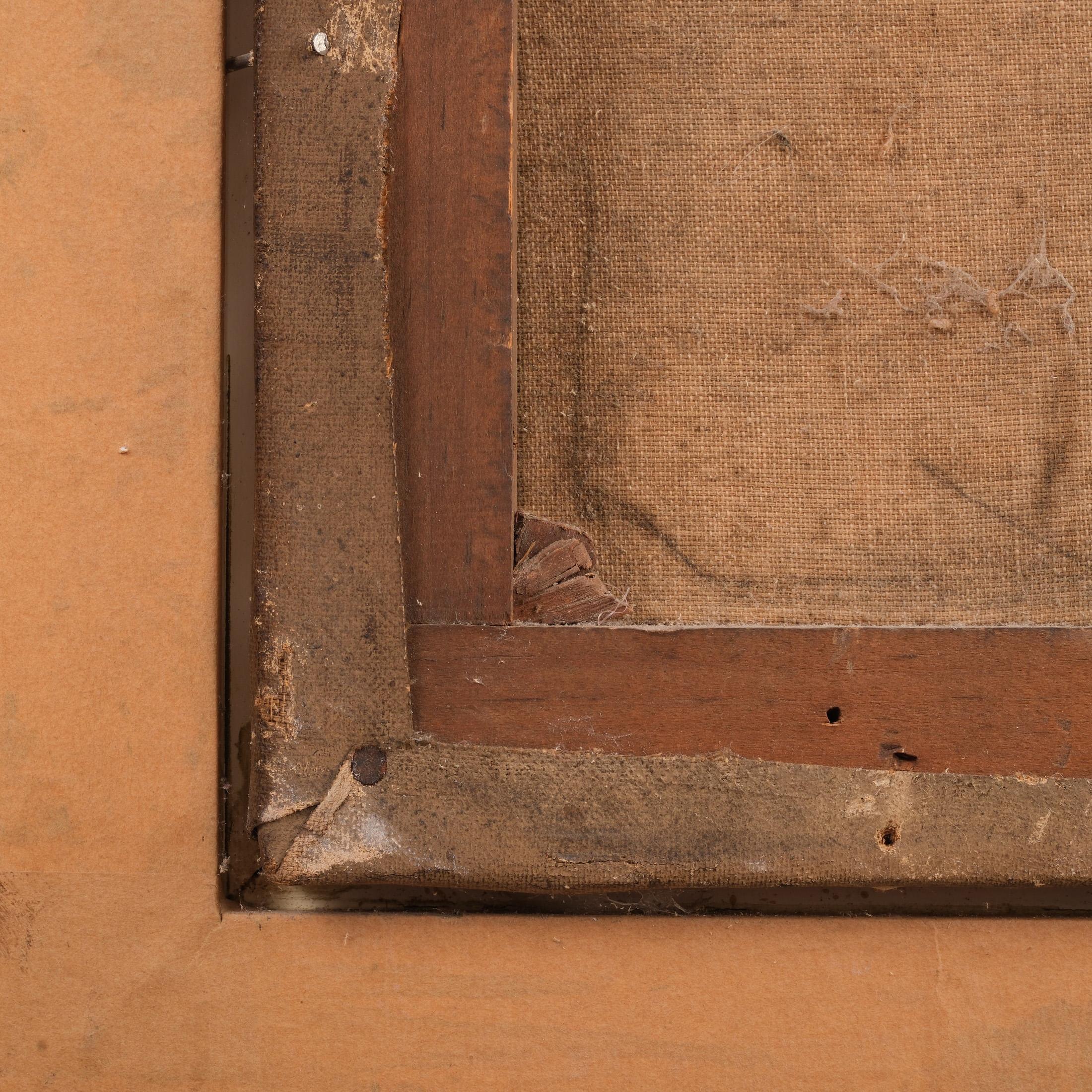 19. Jahrhundert Ölgemälde von zwei Terriern Hundeportrait im Zustand „Gut“ im Angebot in Münster, DE