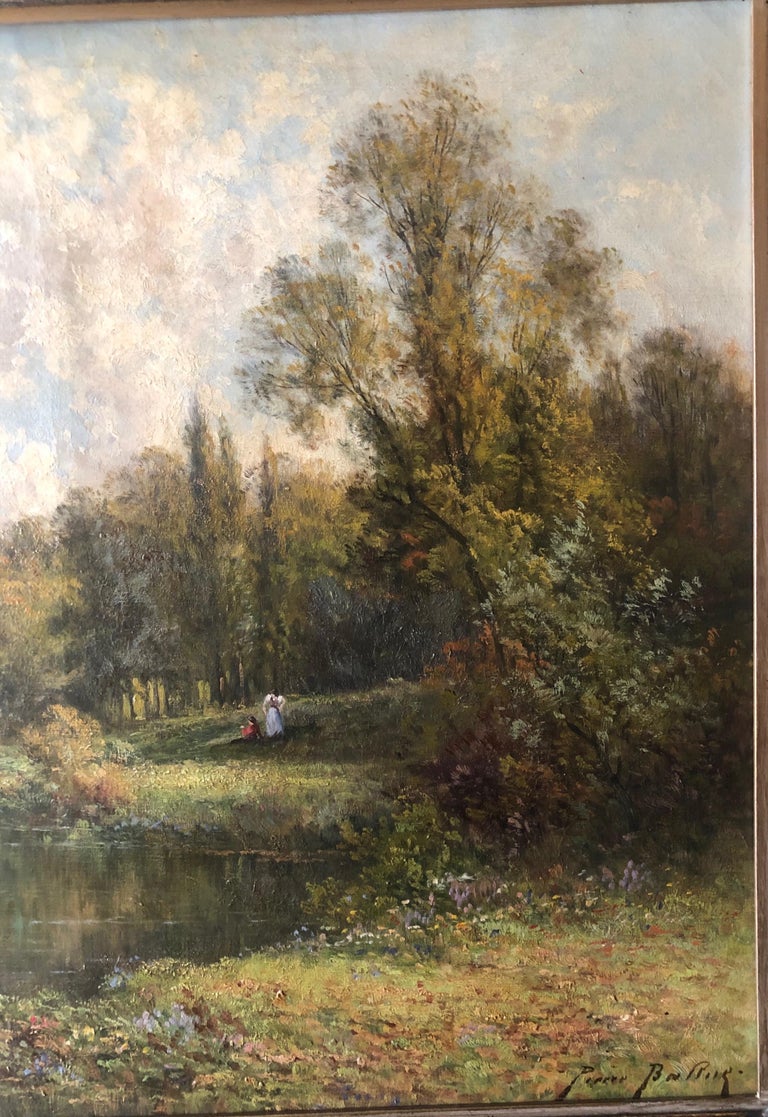 19th Century Oil Painting on Canvas Pierre Ernest Ballue at 1stDibs ...