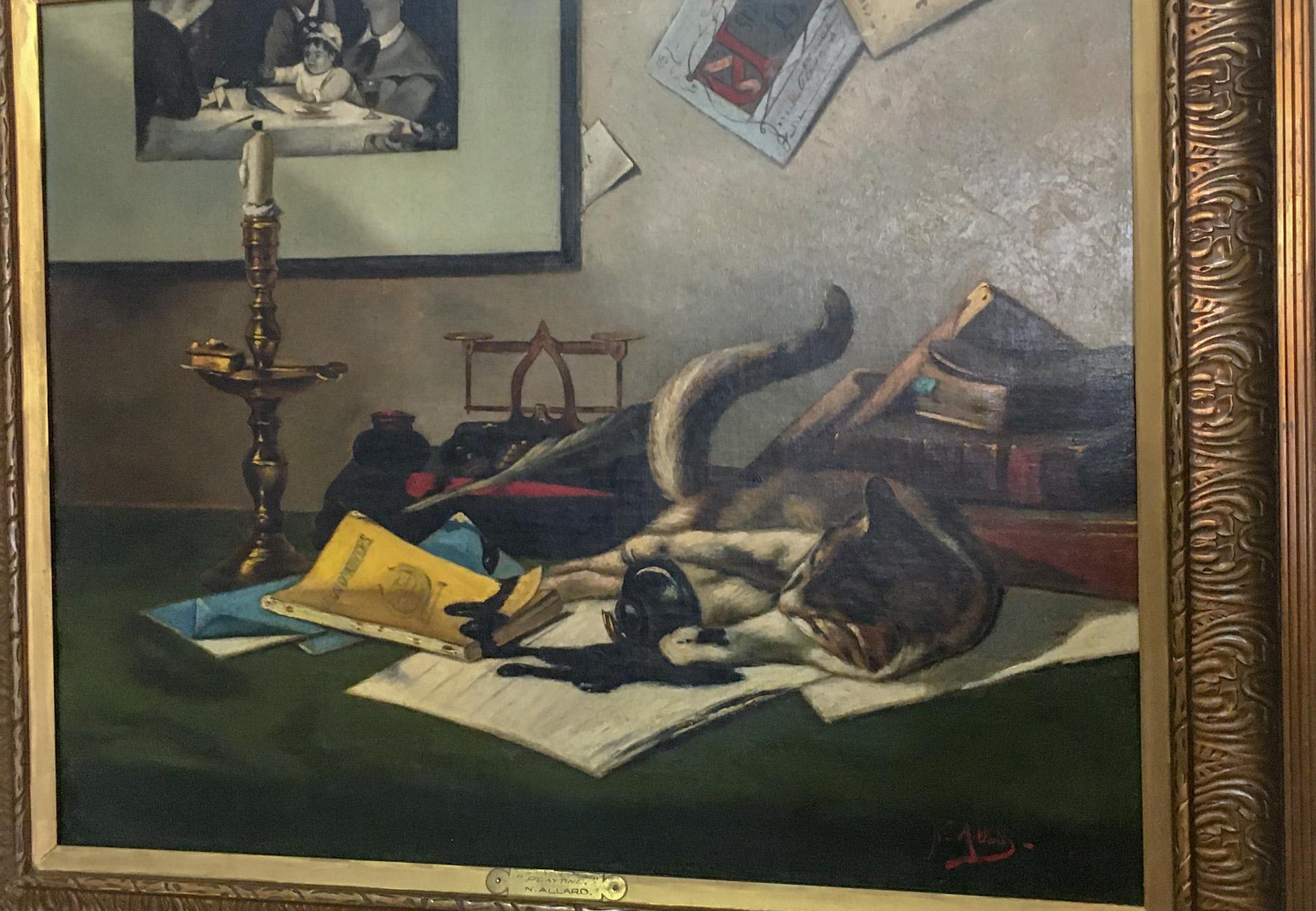 Belgian 19th century Oil Painting 
