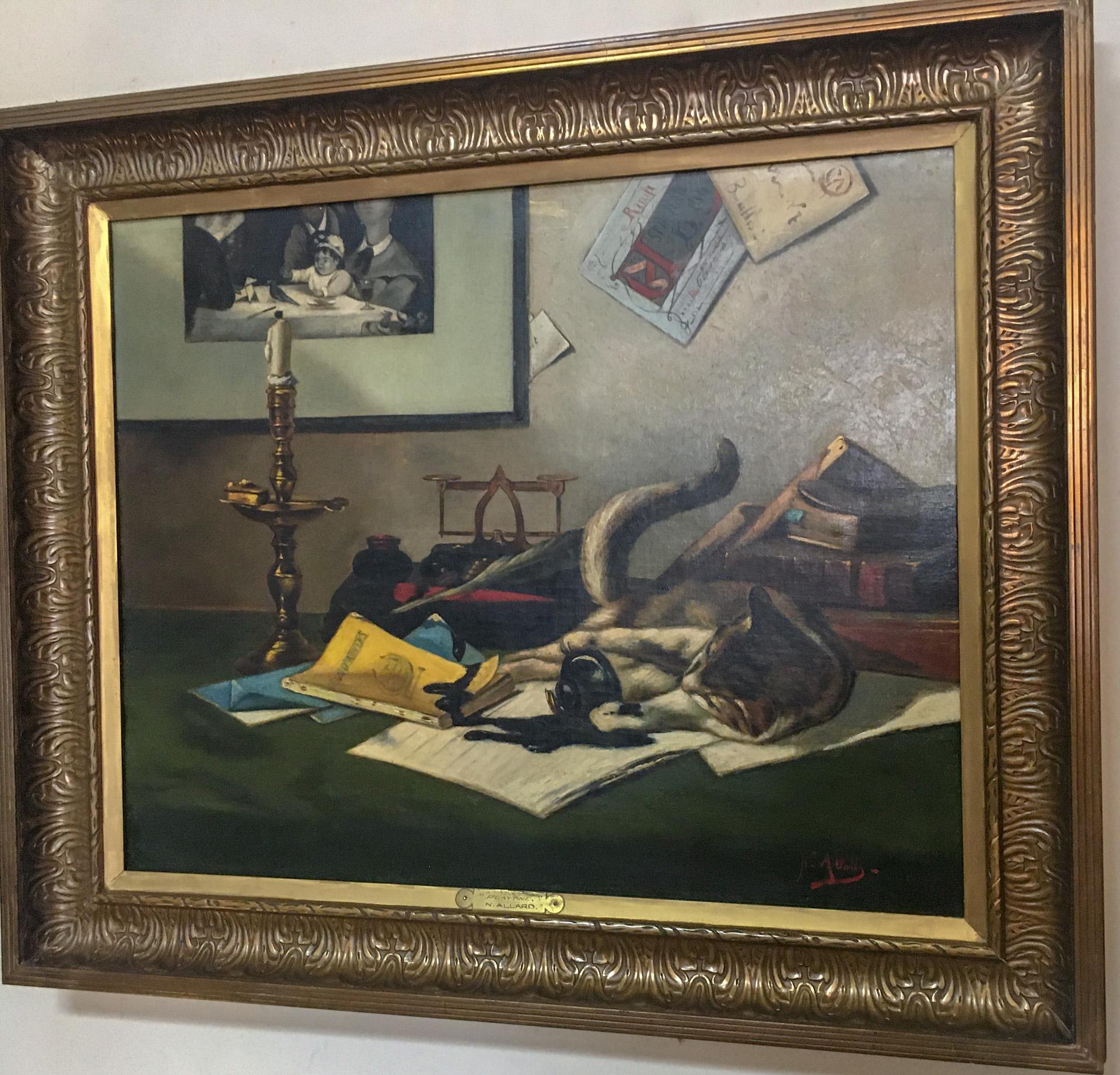 Hand-Painted 19th century Oil Painting 
