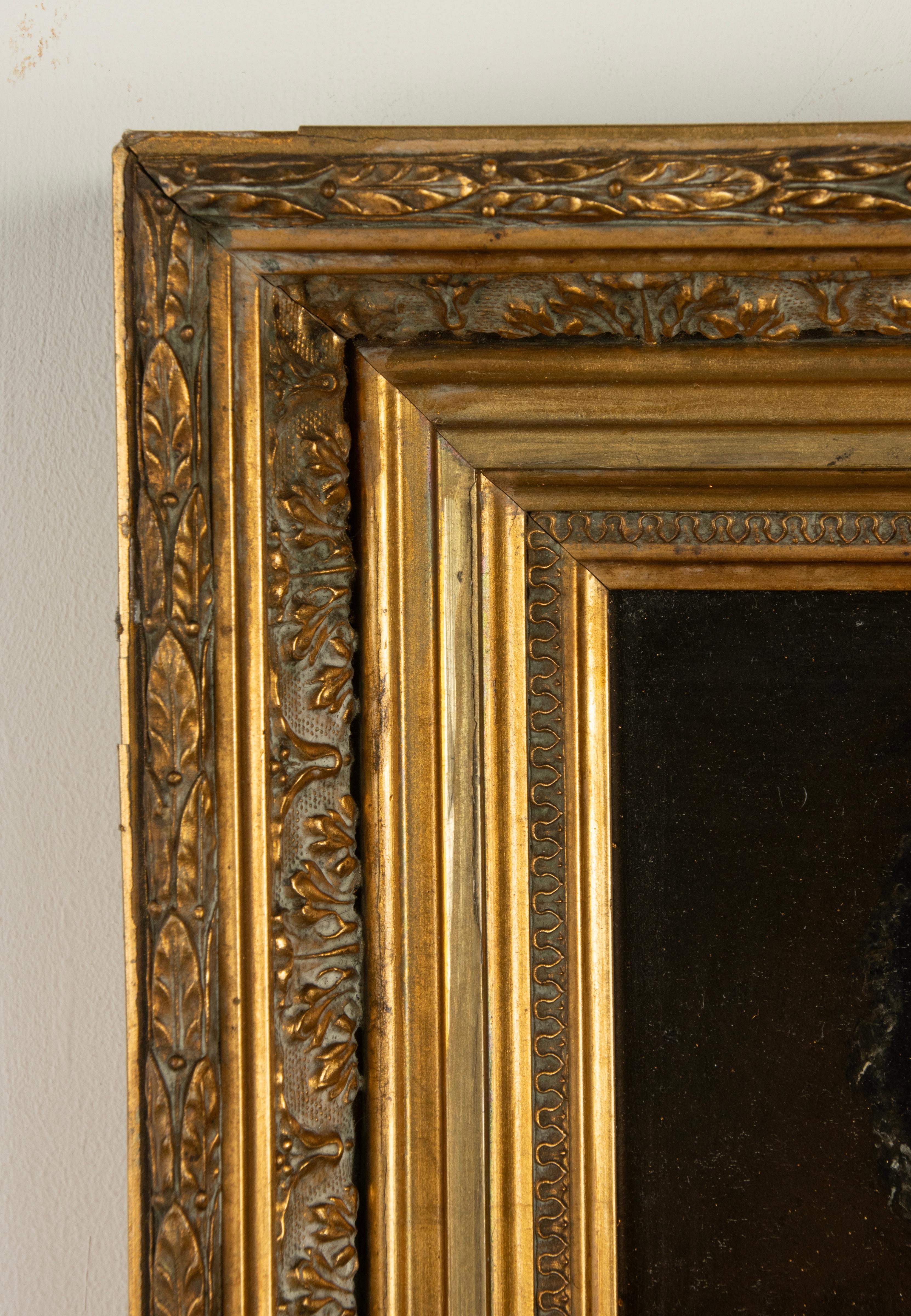 Pittura ad olio del XIX secolo - Ritratto di signora - Emélie in vendita 1