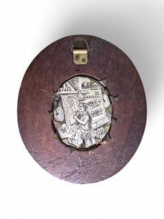 19th-Century Oil Portrait Miniature