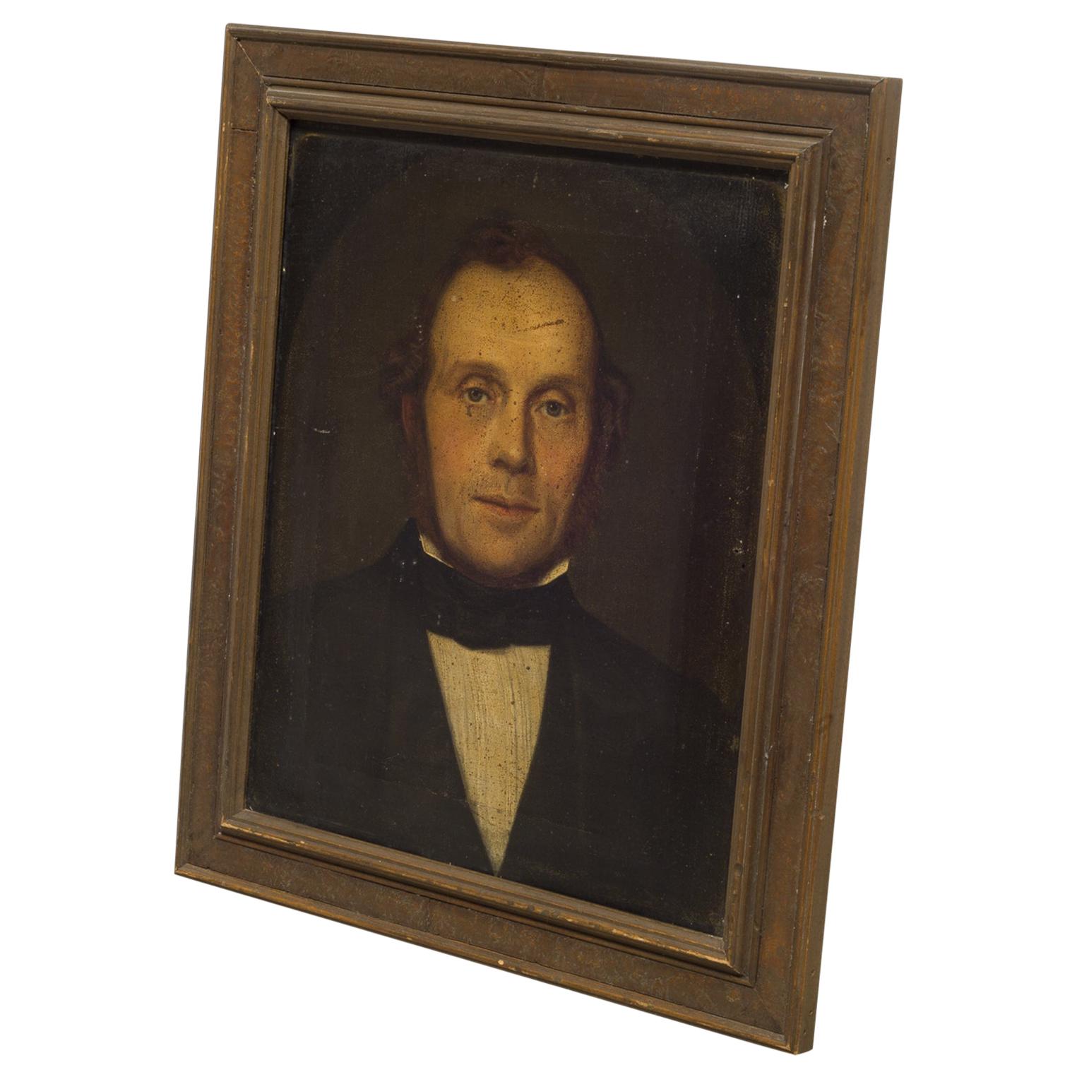 About

This is an original unsigned 19th century oil portrait of a gentleman. The frame is early 20th century. This piece has retained its original finish.

Creator: Unknown.
Date of manufacture: circa 1800s.
Materials and techniques: Oil on