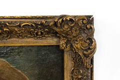 19th Century Oil Portrait of an Italian Renaissance Cavalier Framed