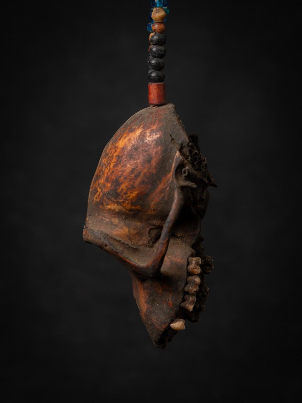 19th century Old Naga necklace with monkey-skull - Original Buddhas 8