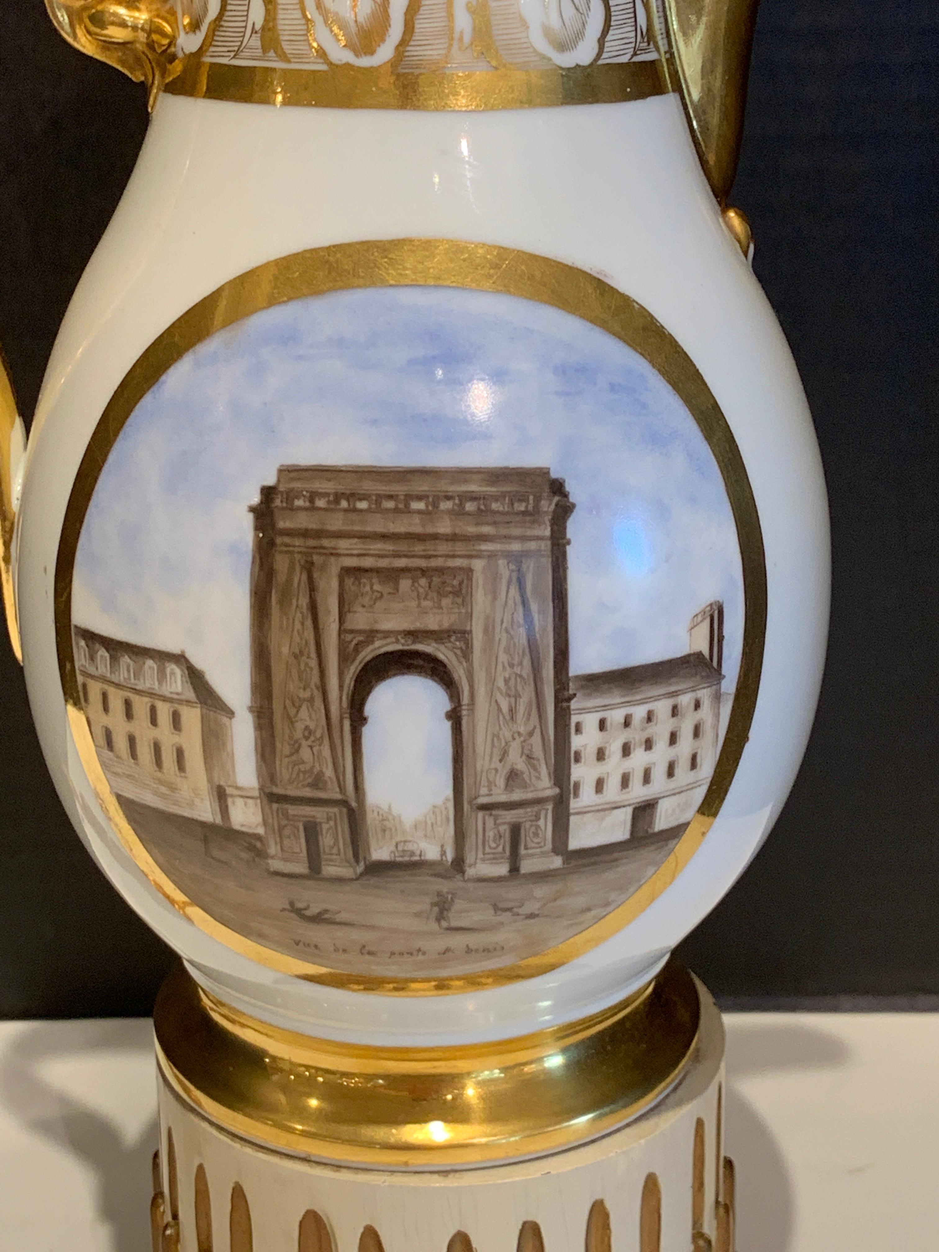 Ancienne cafetière topographique de Paris du 19ème siècle, convertie en lampe en vente 2