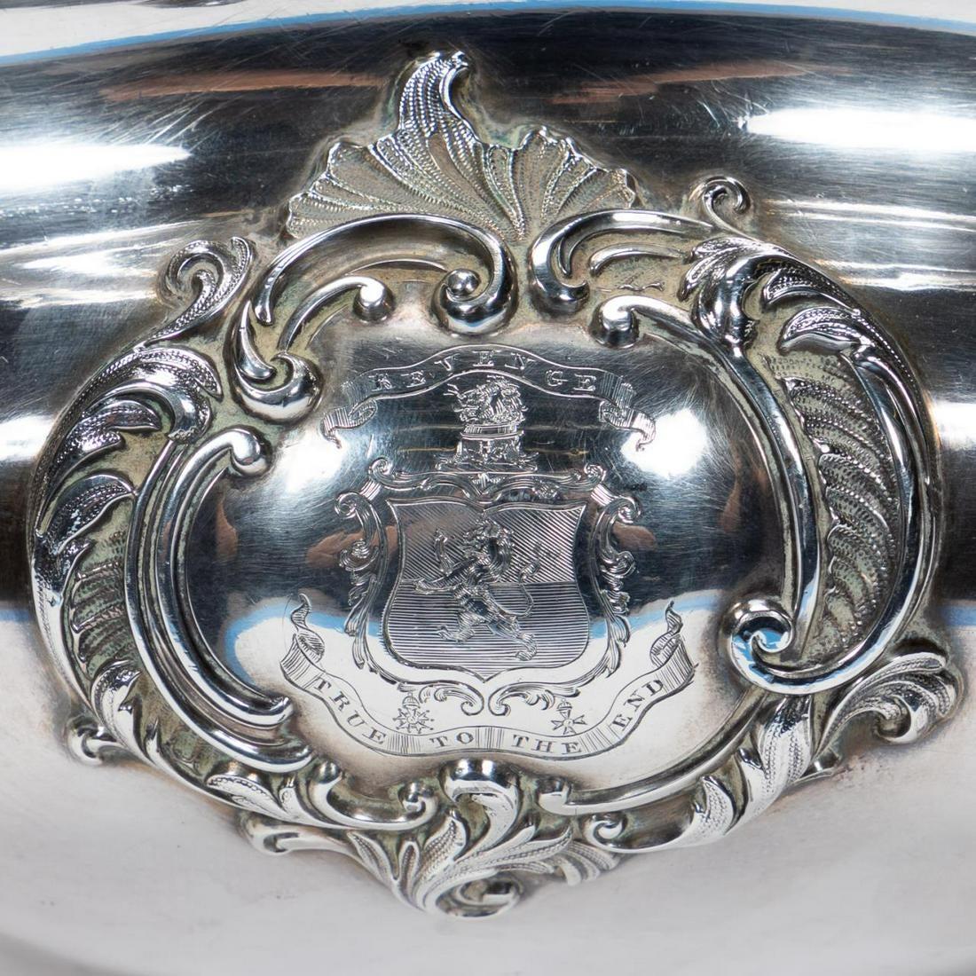 English 19th Century Old Sheffield Plate Armorial Tureen For Sale