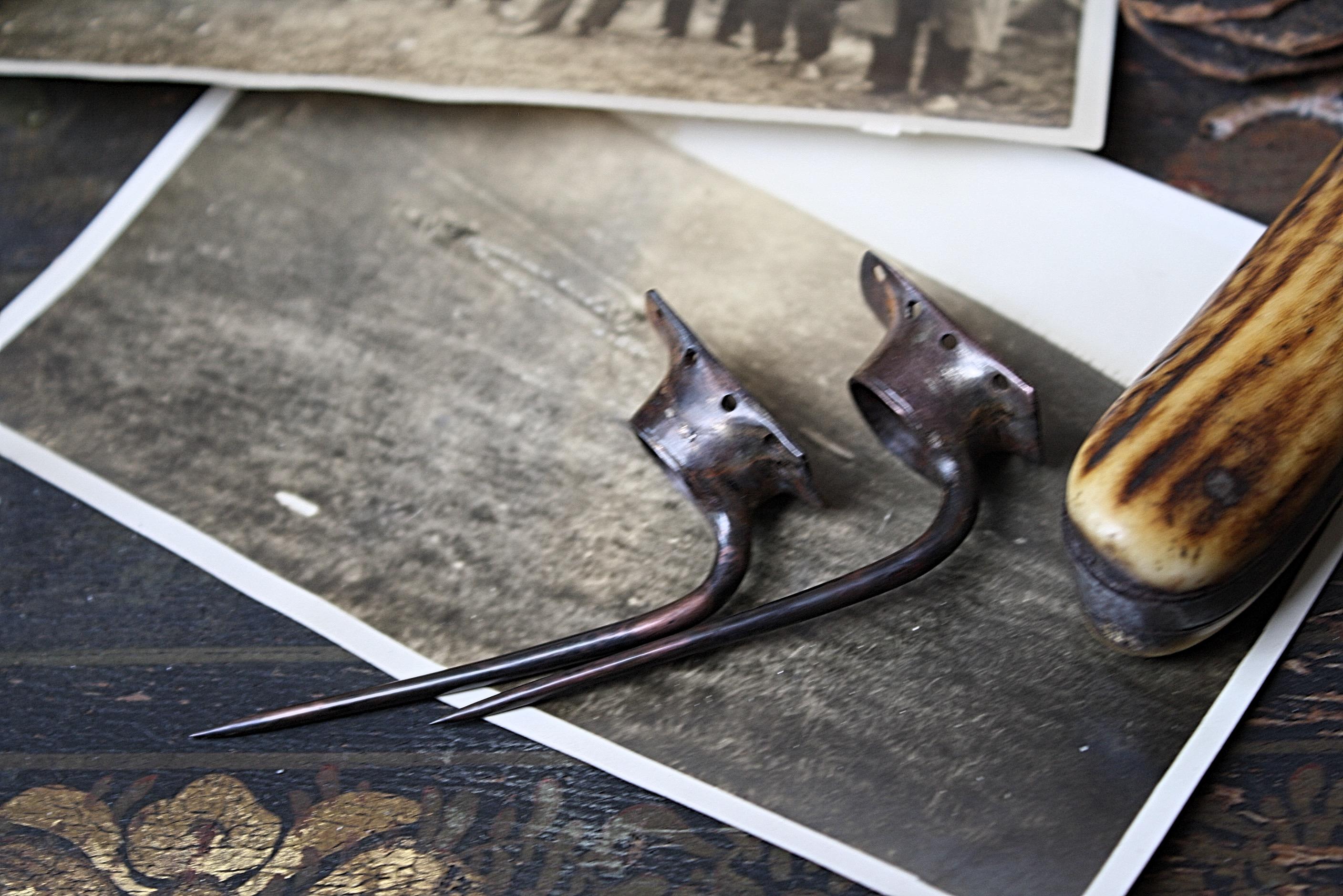 19th Century Old Will Jackson Cocking Cock Fighting Spurs Photos & Ephemera 3