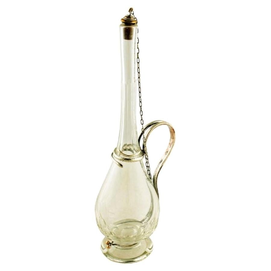 19th Century Olive Oil Decanter For Sale