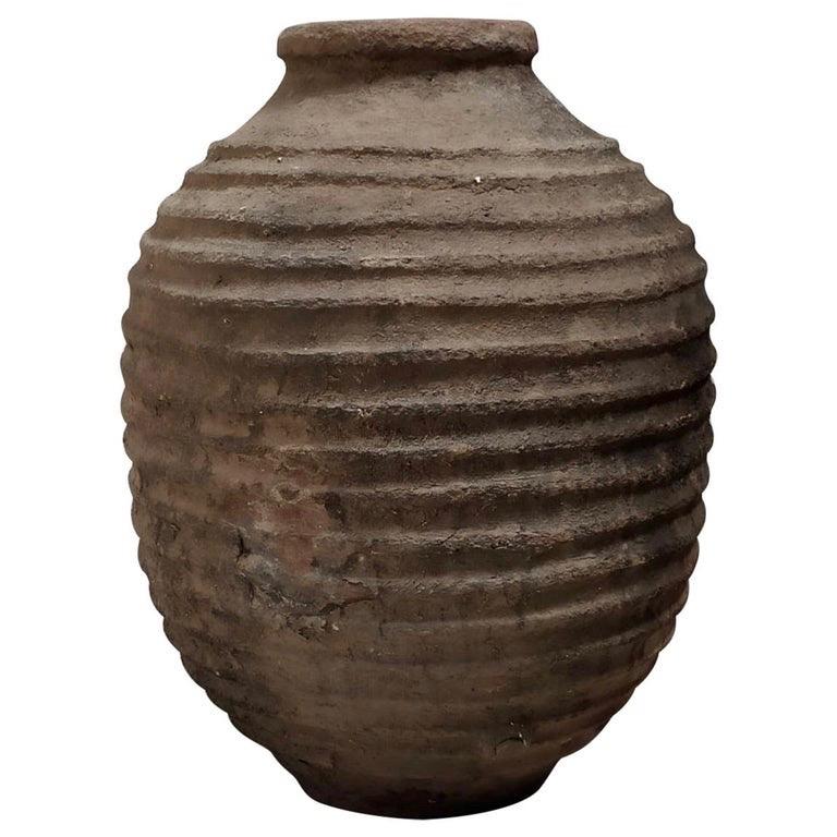 19th Century Olive Pot, Spain, Antique Olive Pot, Garden object