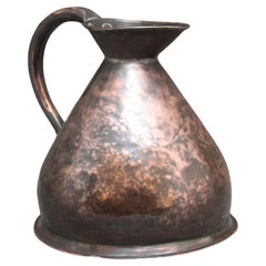 Kupfer-Messkrug aus dem 19. Jahrhundert, eine Gallone