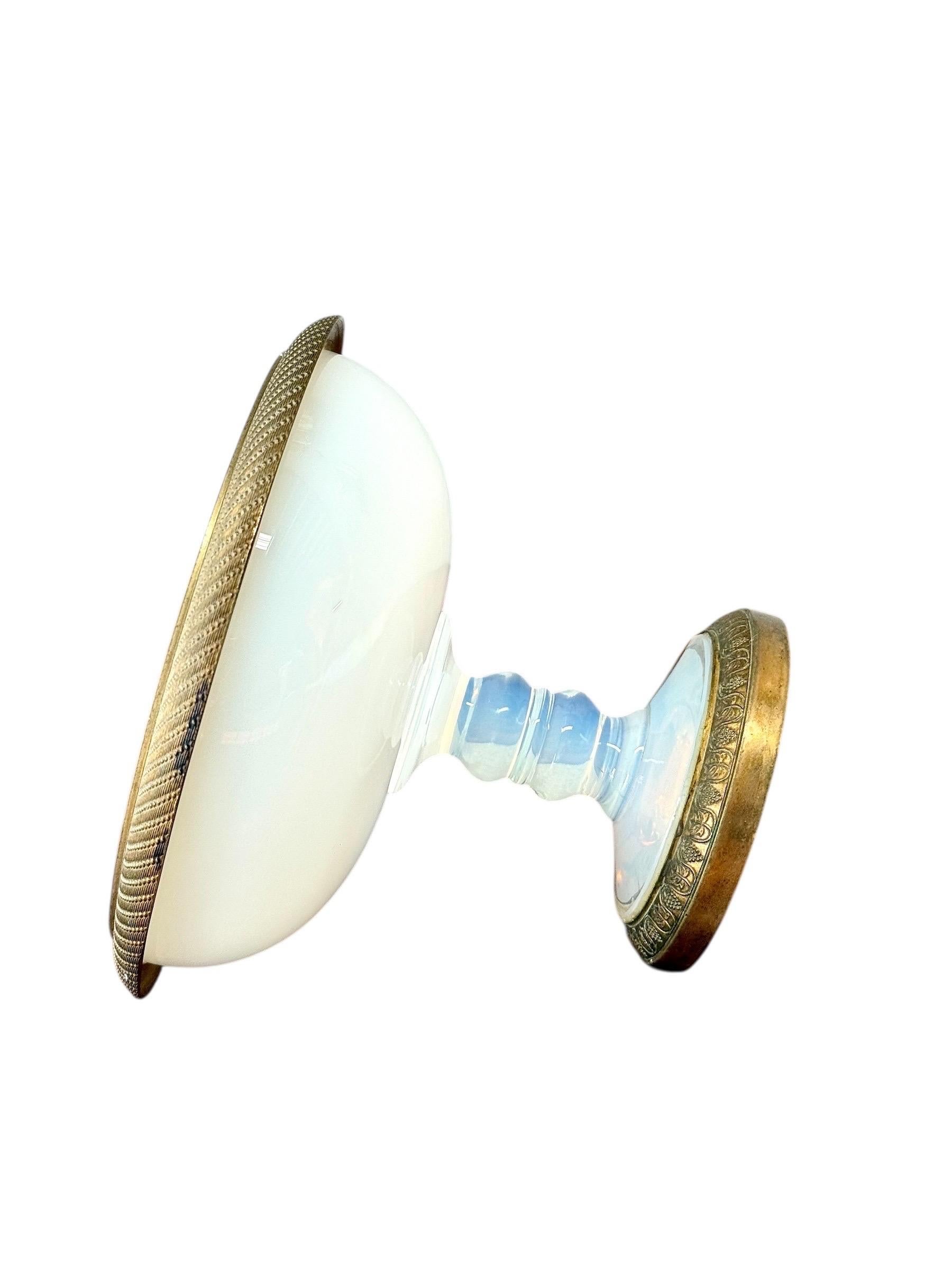 Schmuckständer aus Opalin und vergoldeter Bronze des 19. Jahrhunderts, 