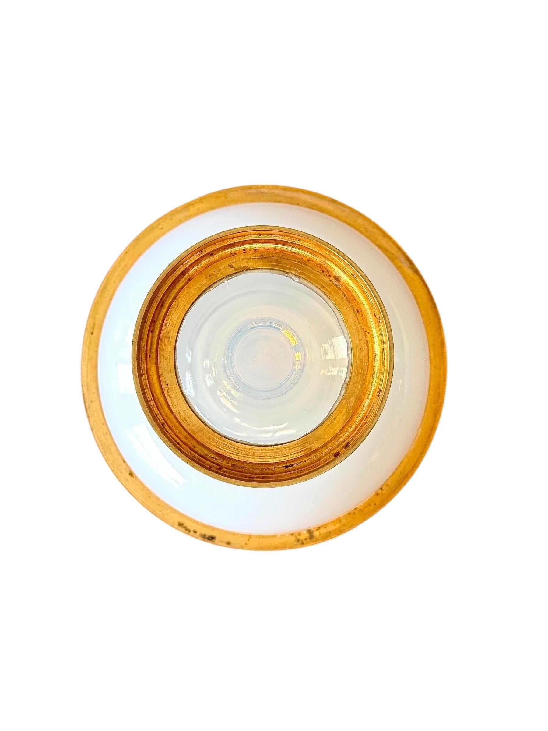 Schmuckständer aus Opalin und vergoldeter Bronze des 19. Jahrhunderts, 