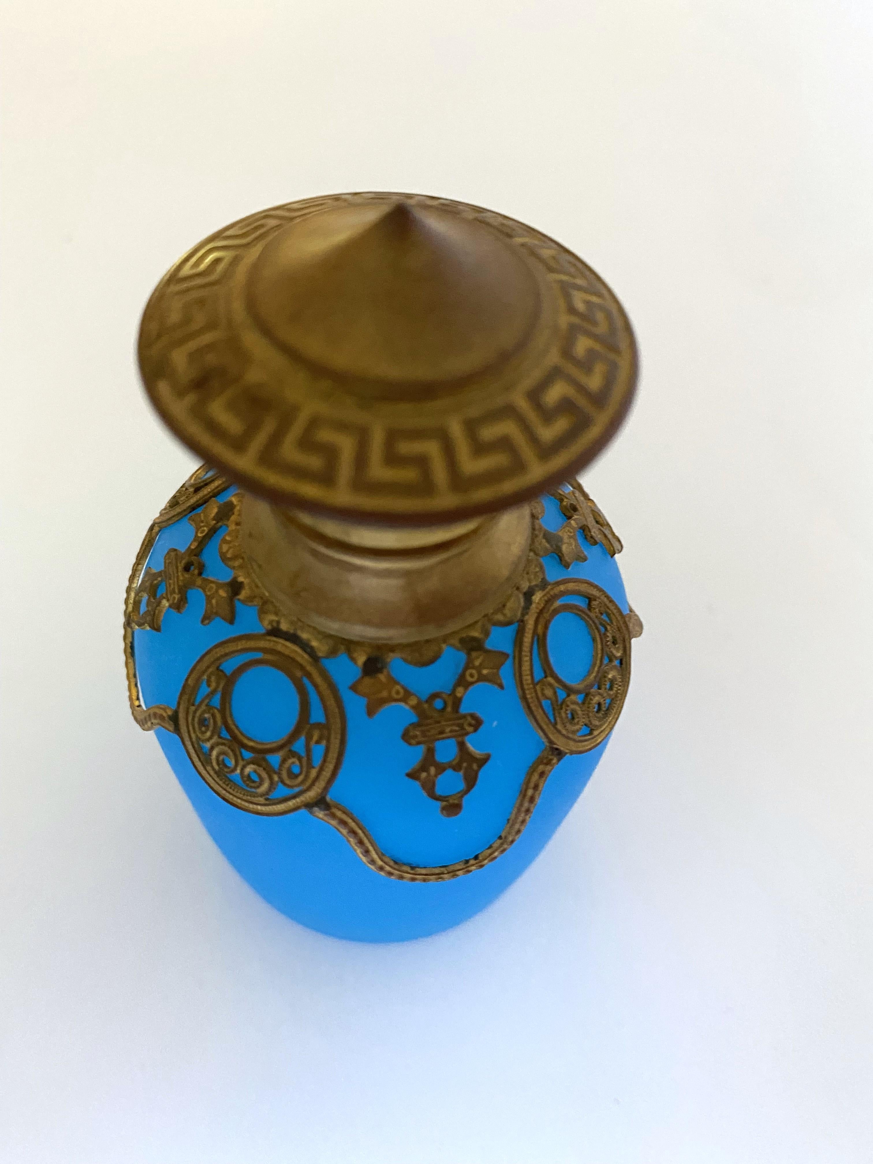 French 19th Century Opaline Perfume Bottle
