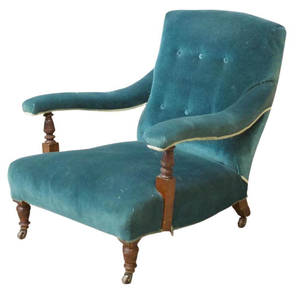 19th Century Open Armchair by Hampton and Sons