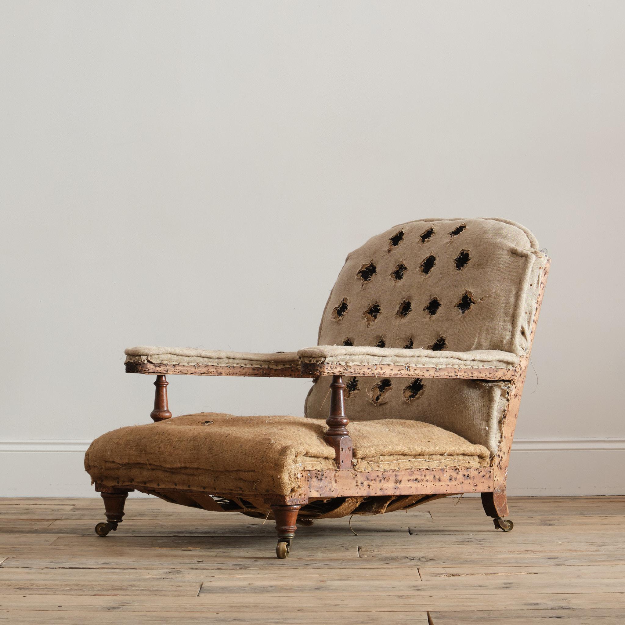 19th Century Open armchair by Robertson & Coleman For Sale 1