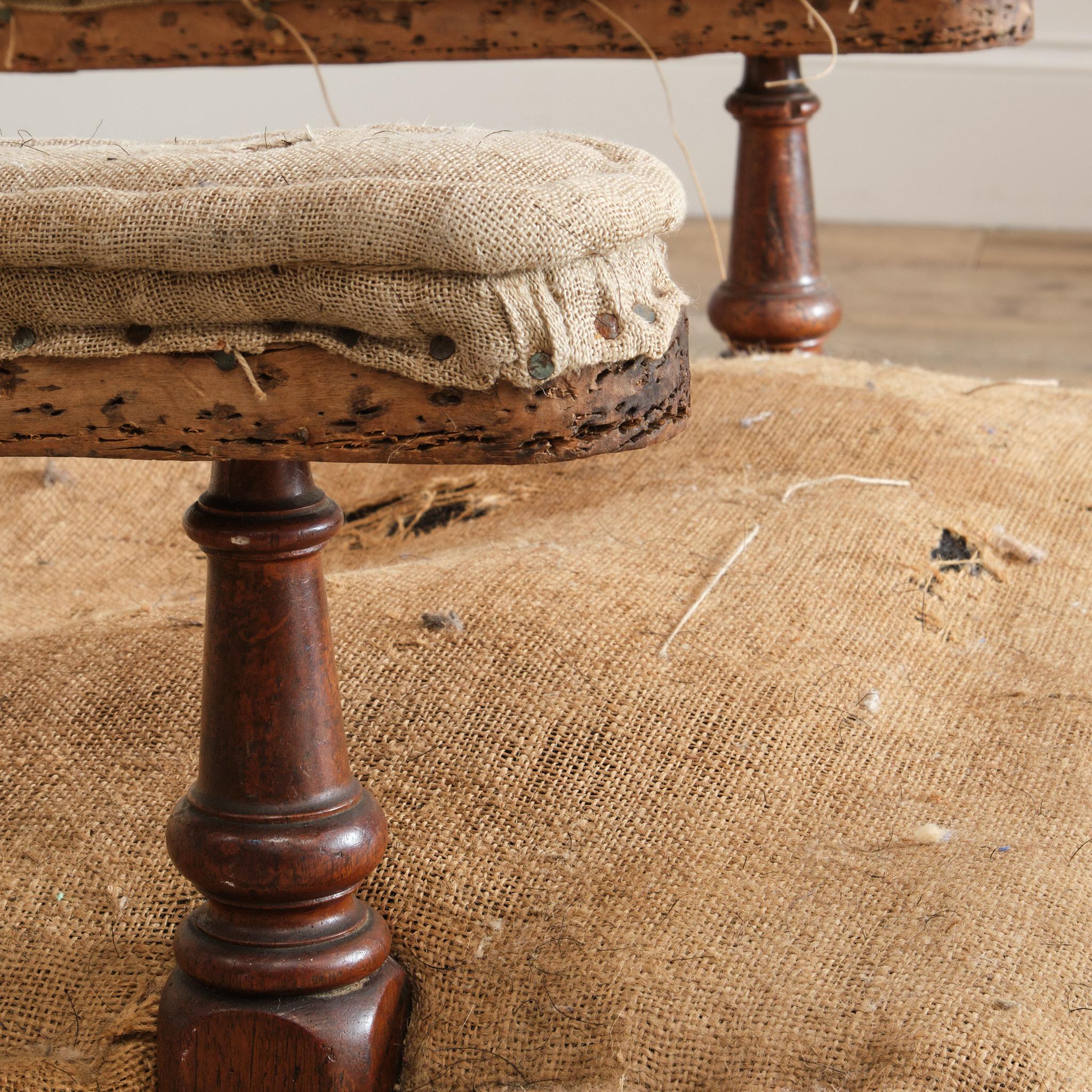 19th Century Open armchair by Robertson & Coleman For Sale 2