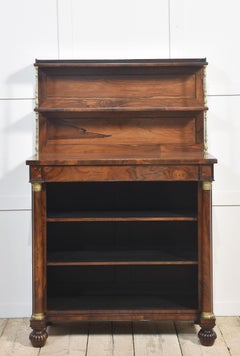 19th century open bookcase