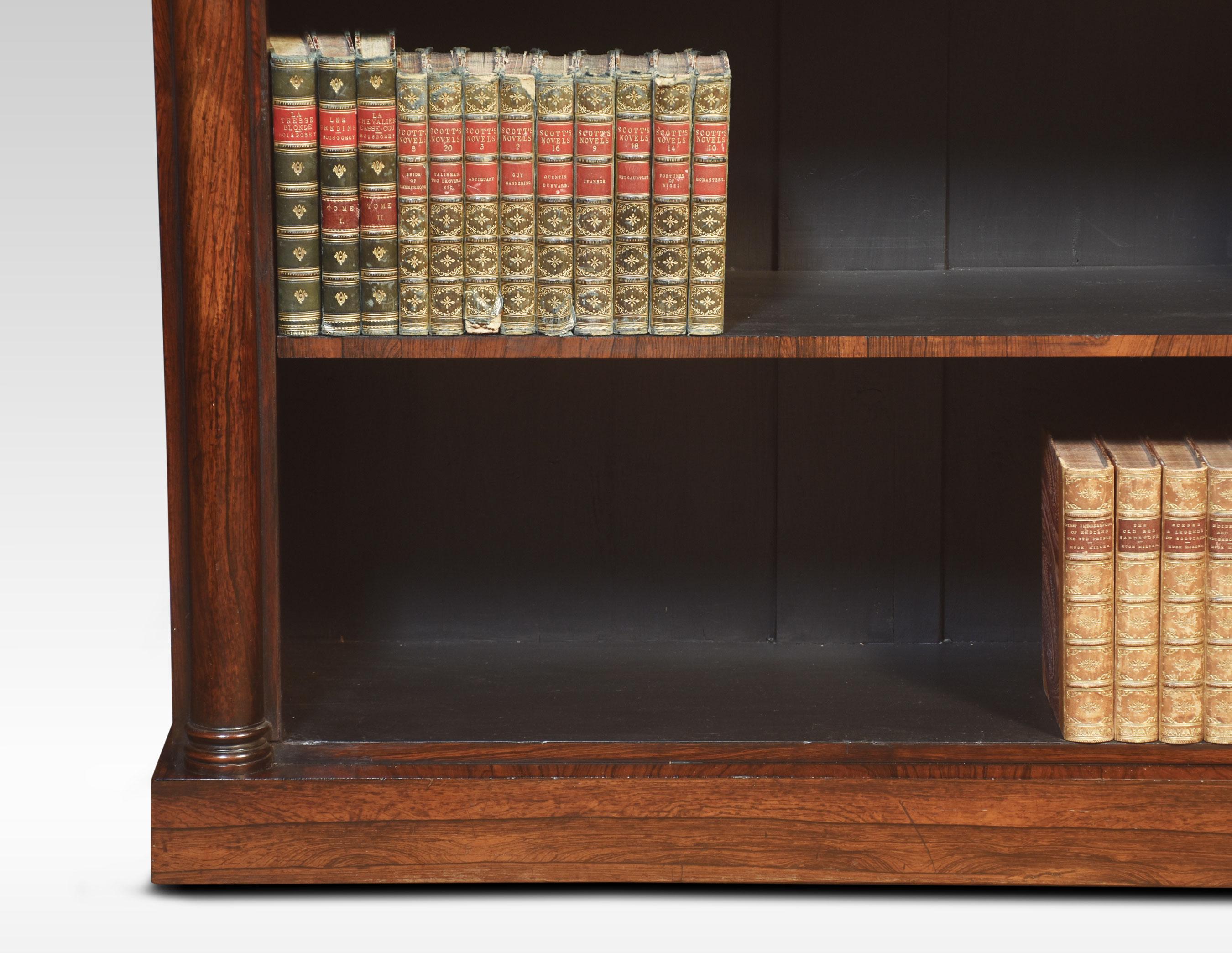 British 19th Century Open Bookcase For Sale
