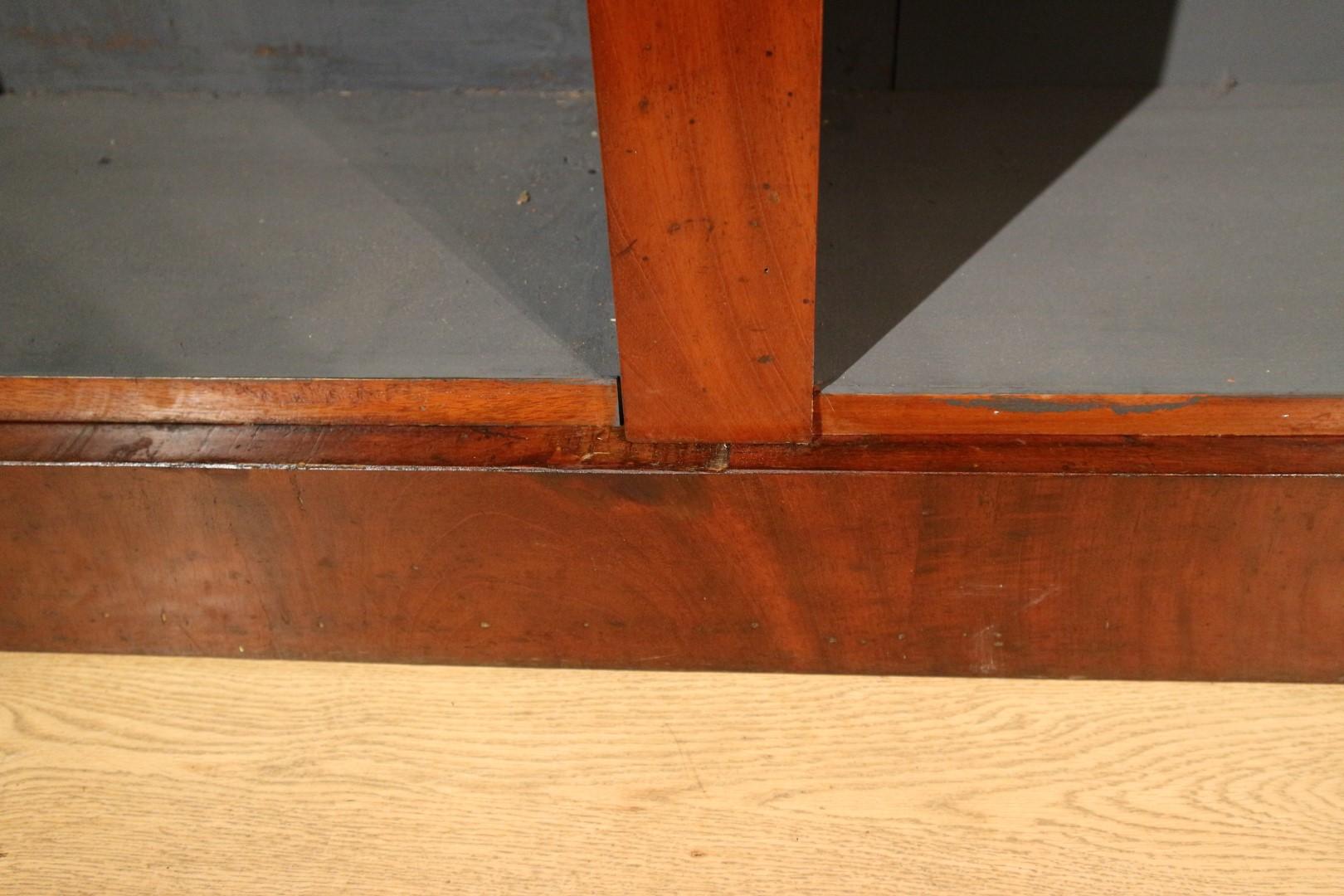 Mahogany 19th Century Open Bookcase