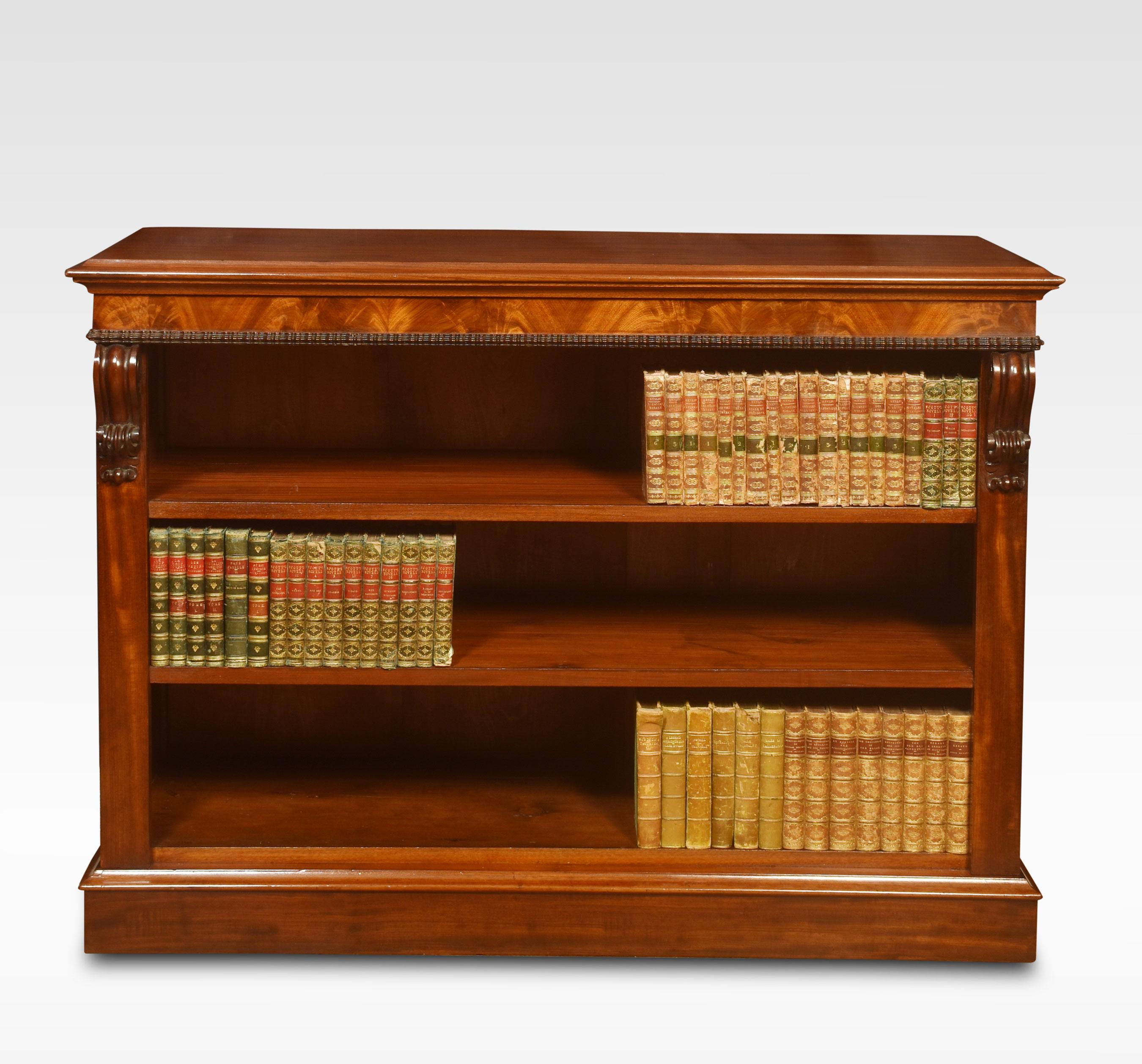 19th Century Open Bookcase 1
