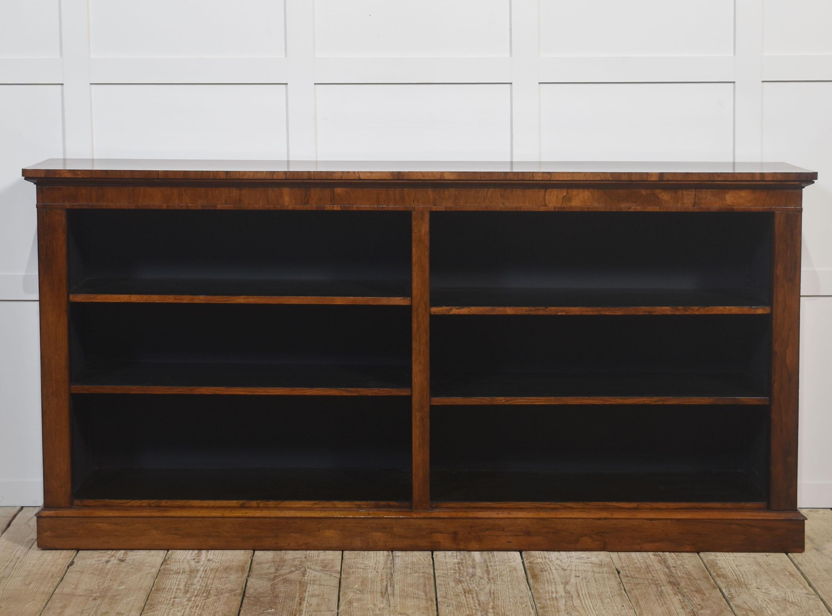 Bois Bibliothèque ouverte du 19e siècle en vente