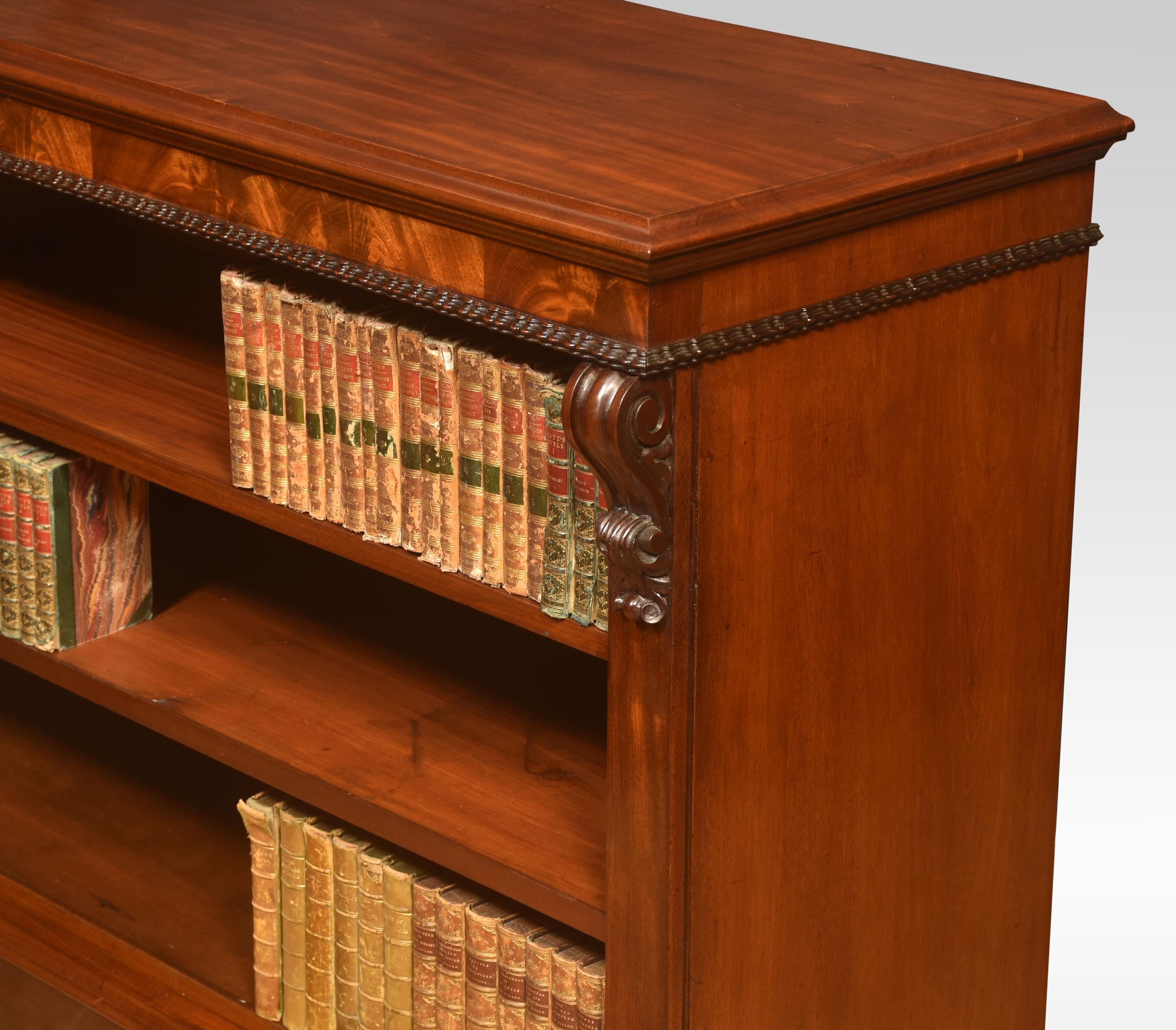 19th Century Open Bookcase 3