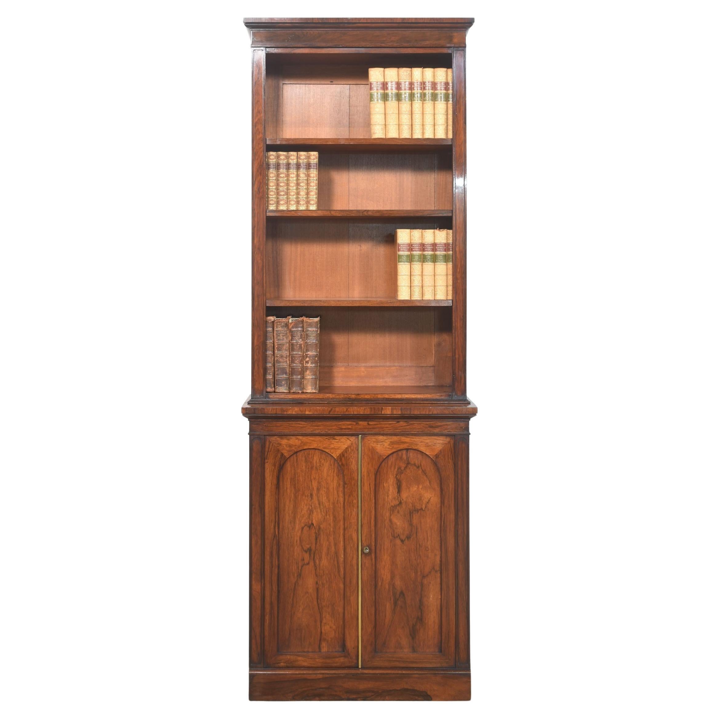 Bibliothèque ouverte du 19e siècle en vente